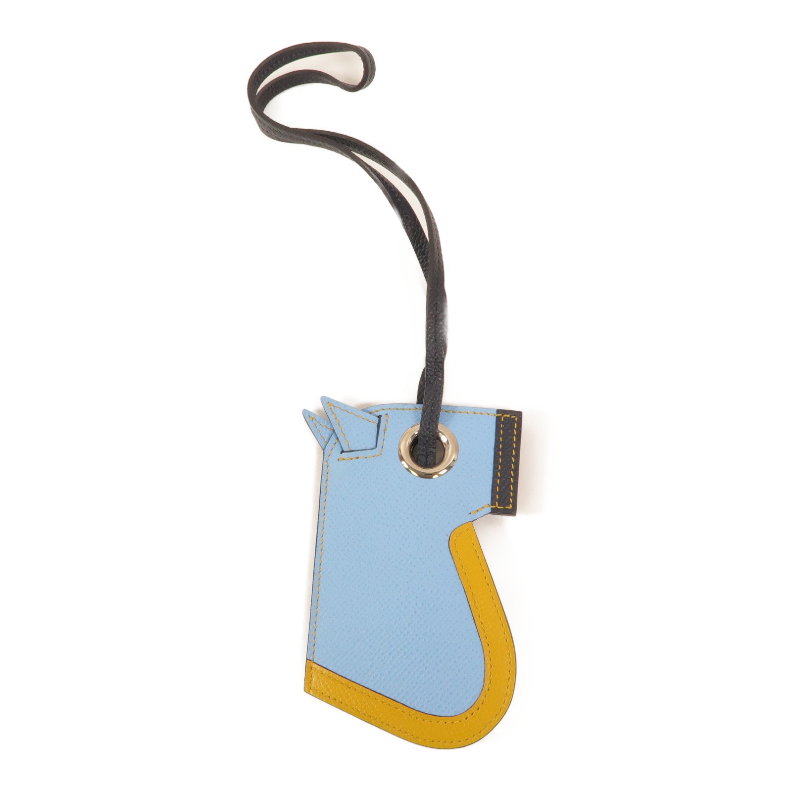 HERMES Epsom皮革Camail Key Ring Charm掛飾