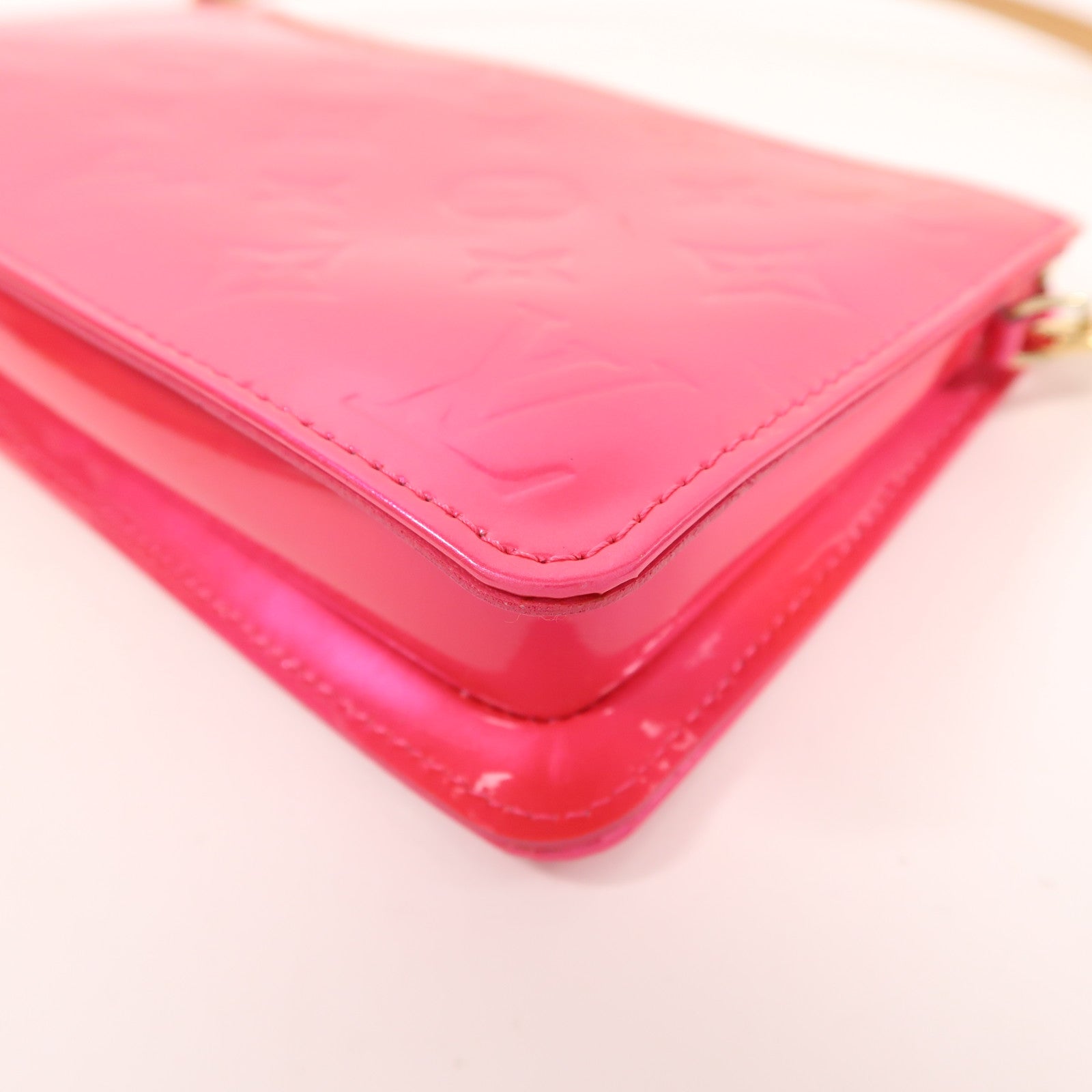 LOUIS VUITTON Monogram Vernis Lexington金扣手挽袋