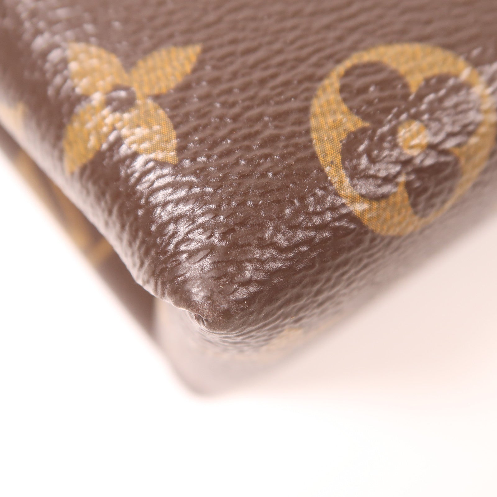LOUIS VUITTON Monogram Locky BB金扣手挽肩背兩用袋棕色/黑色