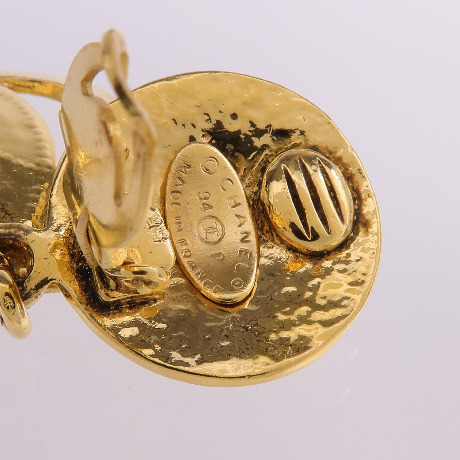 CHANEL 金屬Vintage Earrings耳環
