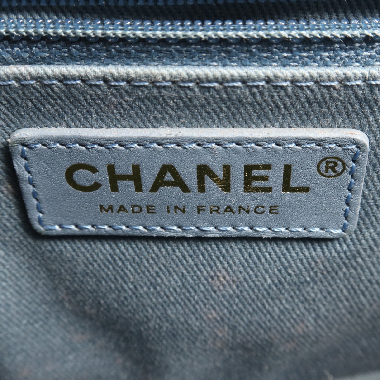 CHANEL 牛皮皮革Chain Shoulder金扣手挽肩背兩用袋