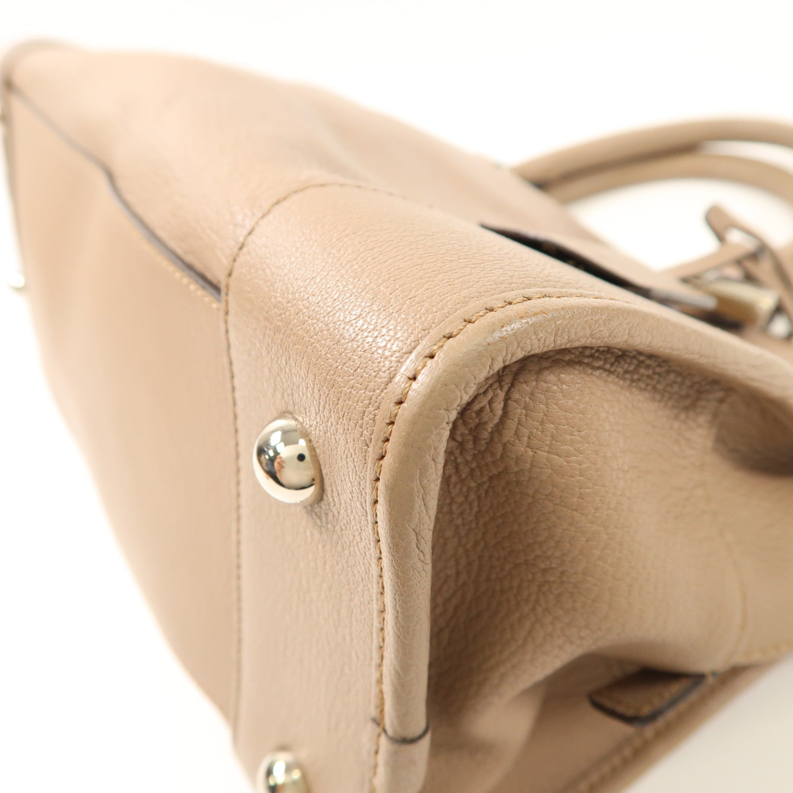 LOEWE 牛皮皮革Amazona 23銀扣手挽袋