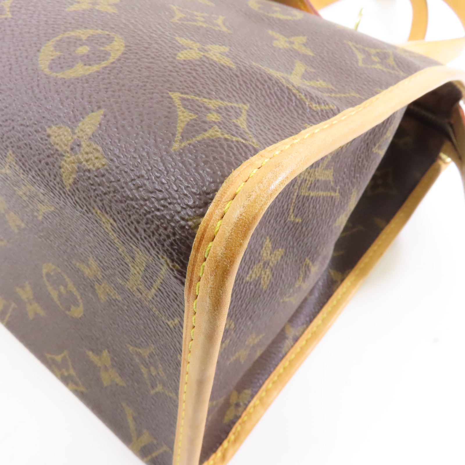 LOUIS VUITTON Monogram Popincourt Haut金扣肩背袋啡色