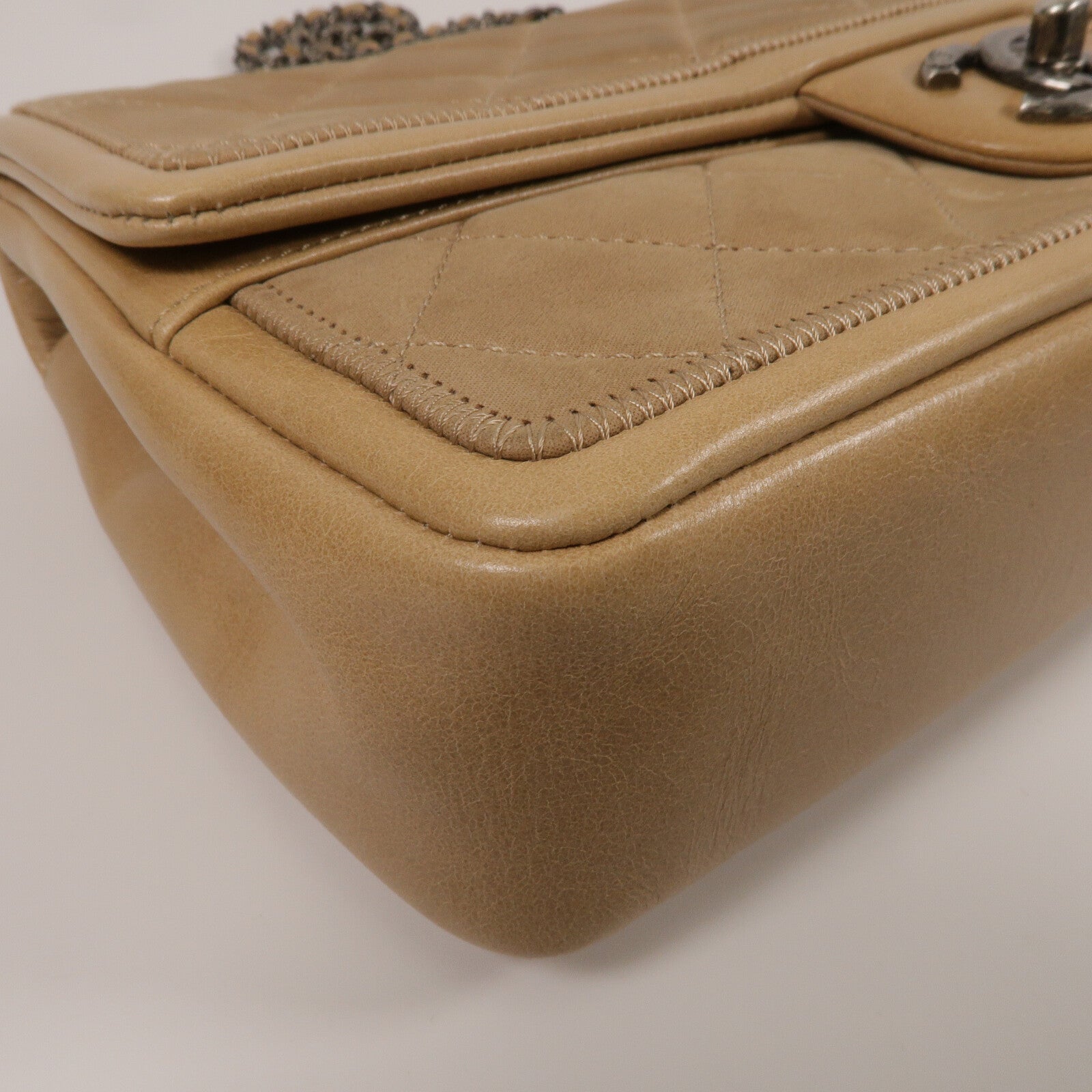 CHANEL 牛皮皮革Chain Shoulder Bag鏈帶肩背袋