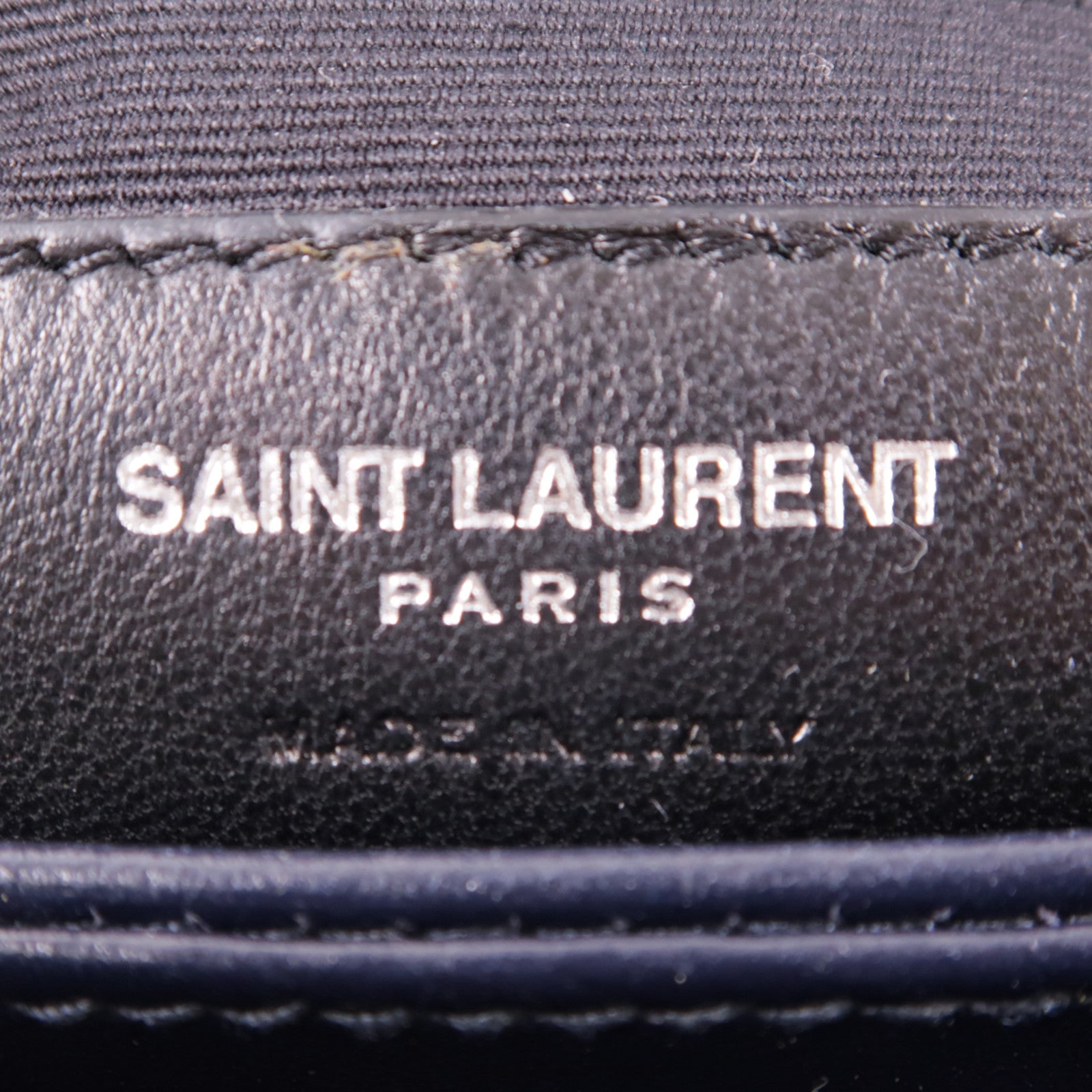 SAINT LAURENT 牛皮皮革Lou Lou銀扣肩背袋