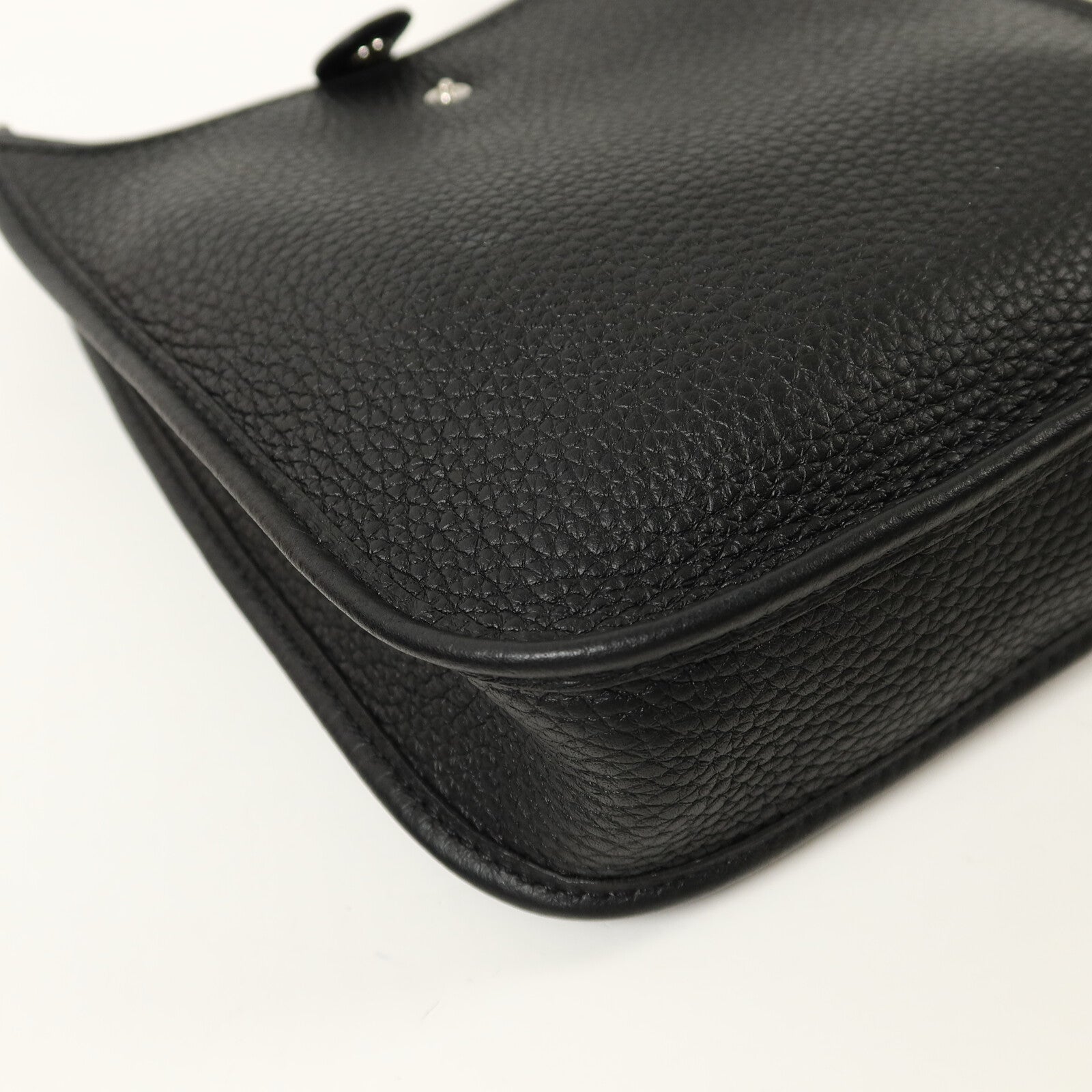 HERMES Clemence皮革Evelyne TPM肩背袋Noir