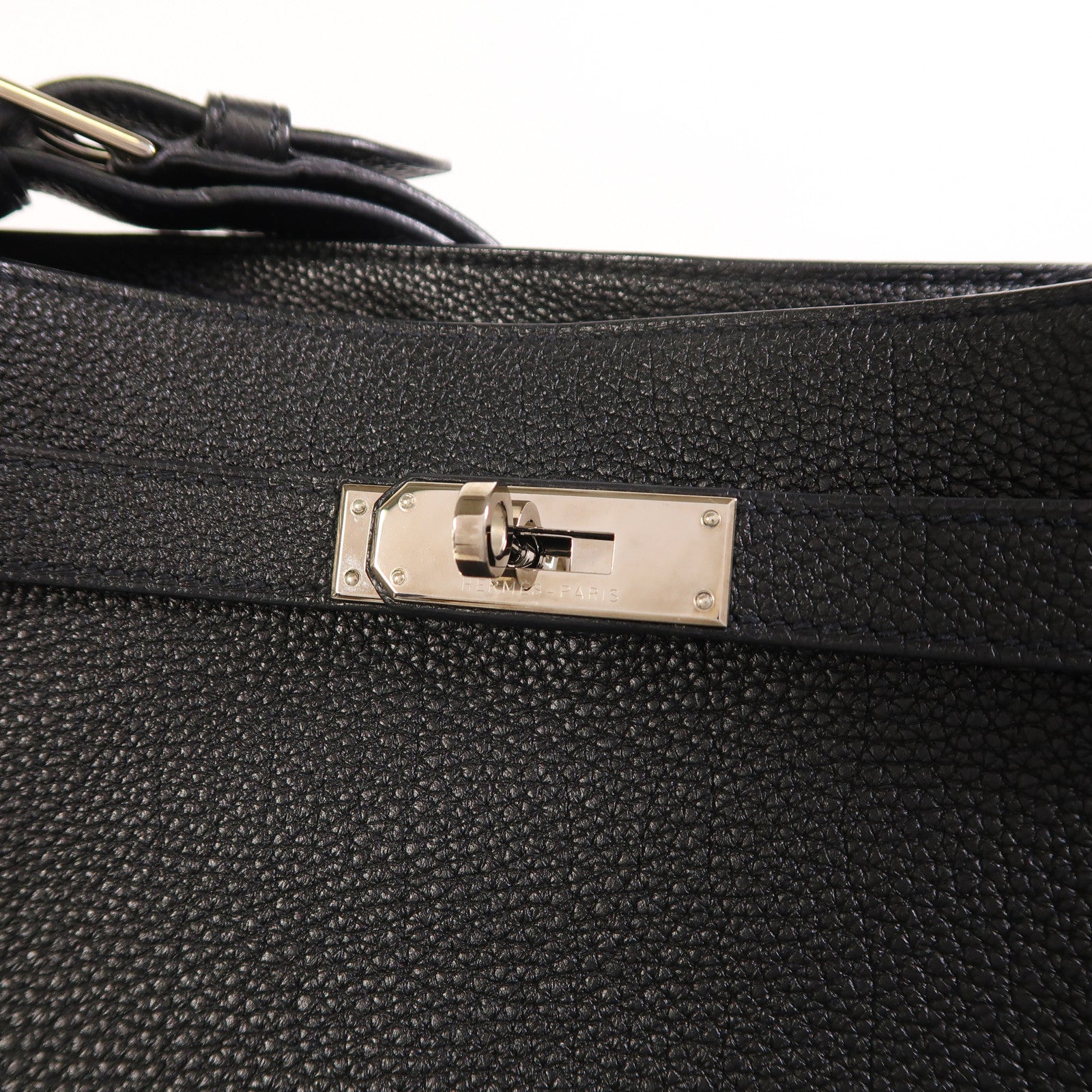 HERMES Togo皮革So Kelly 26銀扣肩背袋