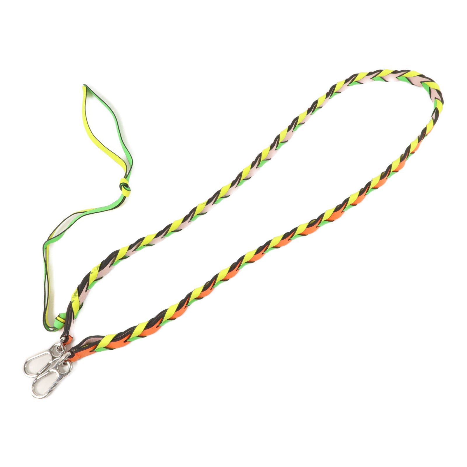 LOEWE 牛皮皮革Braided Mini Shoulder Strap肩帶