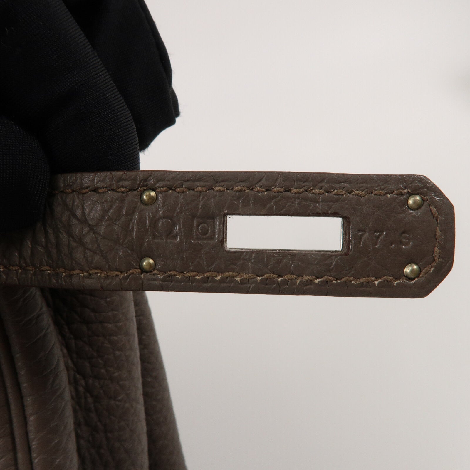 HERMES Togo皮革Kelly 28手挽肩背兩用袋Etain