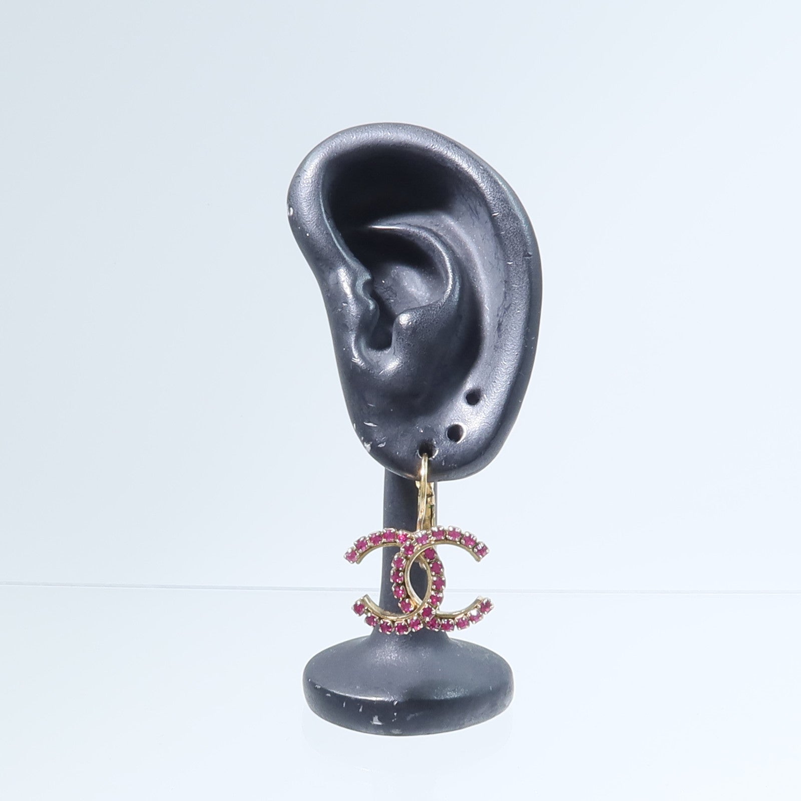 CHANEL 金屬/水晶Earrings耳環