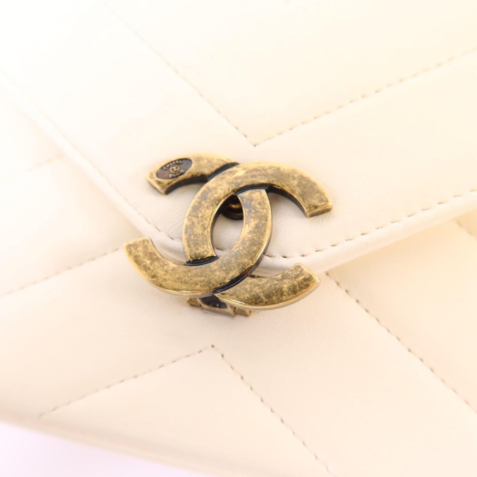 CHANEL 【激減優惠】牛皮皮革Chain Shoulder Bag金扣鏈帶肩背袋