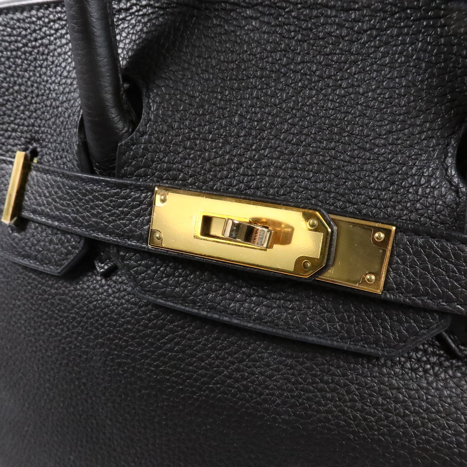 HERMES Togo皮革Birkin 30手挽袋Noir