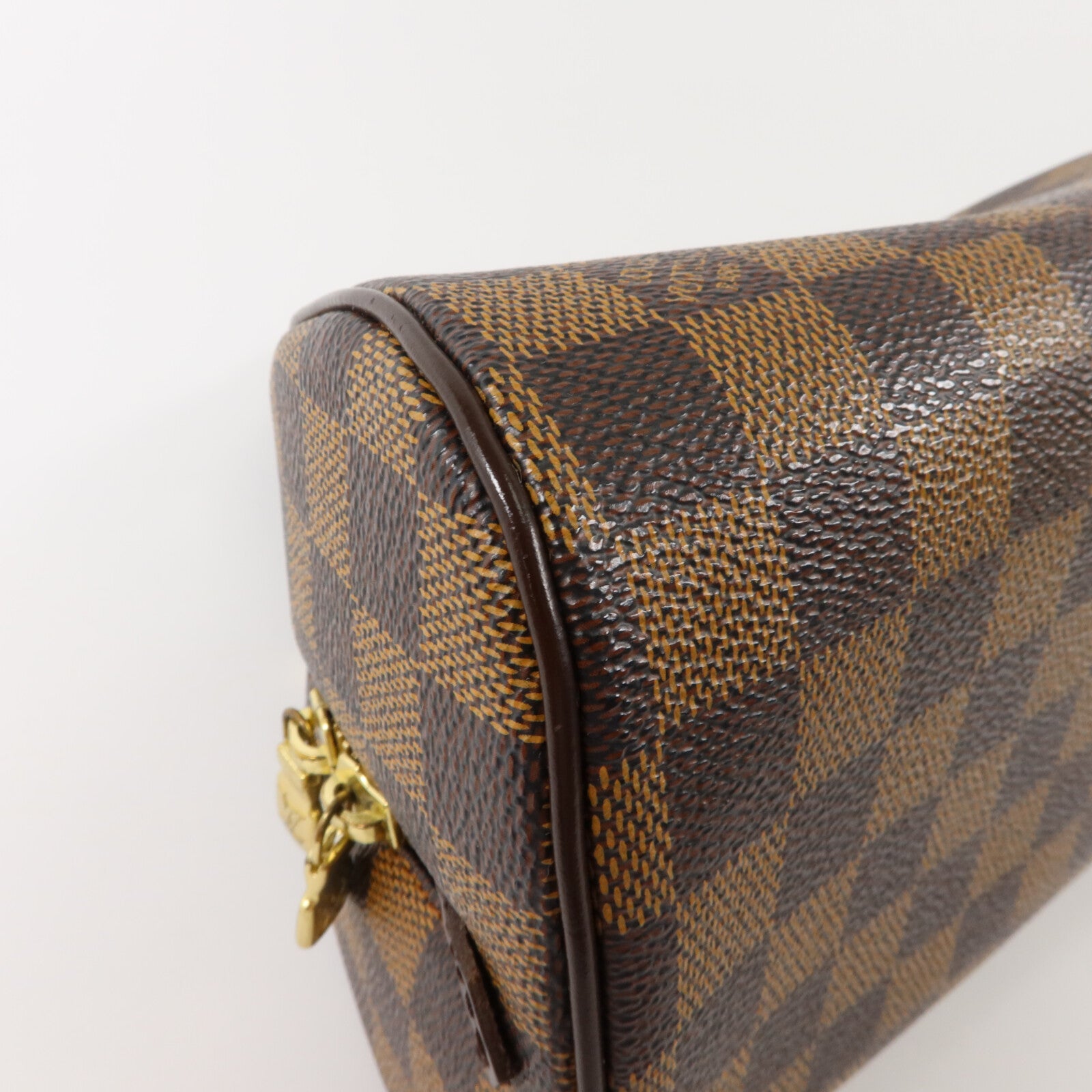 LOUIS VUITTON Damier Rivera Mini金扣手挽袋