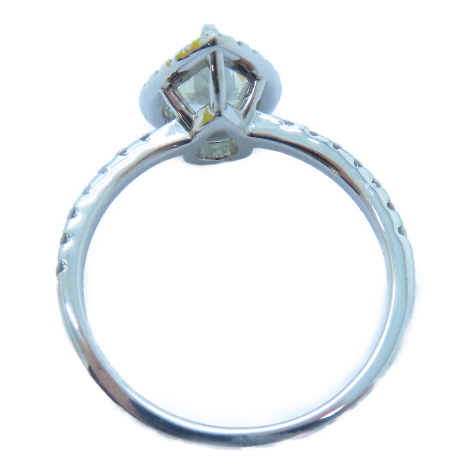 JEWELRY PT950鉑金Diamond Ring 1.012ct/0.26ct鑽石戒指US#6.25