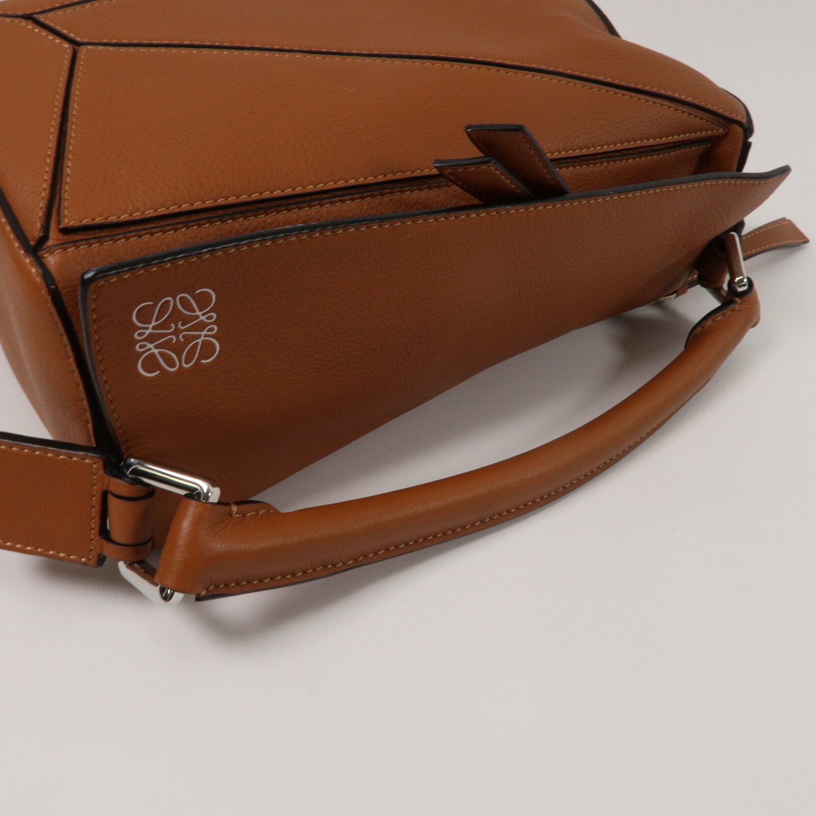 LOEWE 牛皮皮革Puzzle Small手挽肩背兩用袋