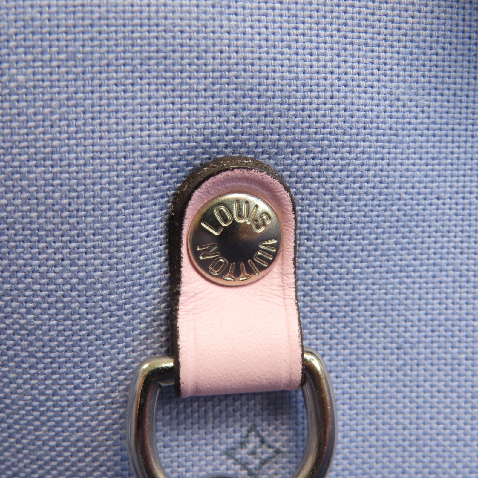 LOUIS VUITTON Escale Pastel Neverfull MM銀扣手挽袋粉紅色