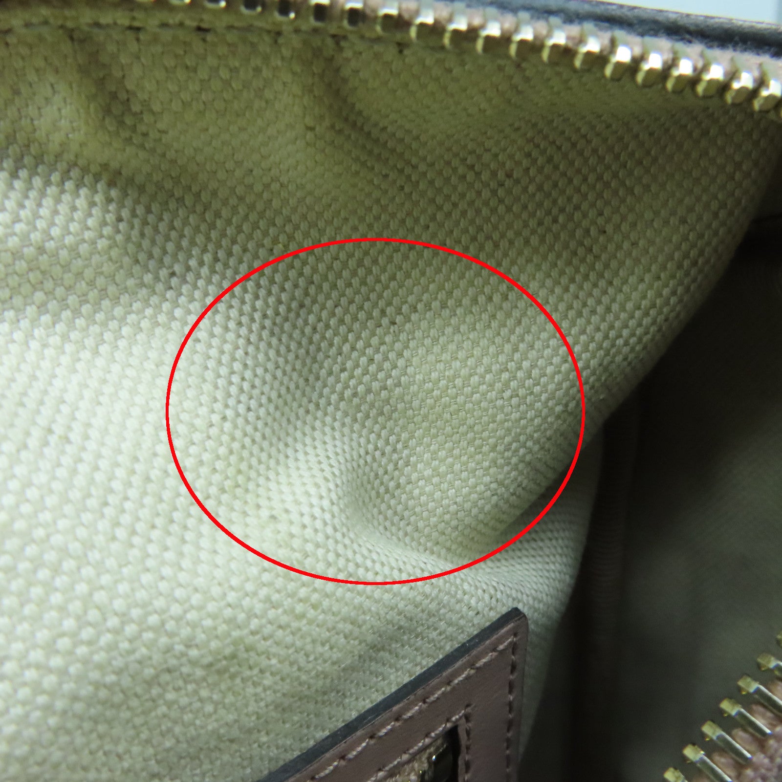 GUCCI 帆布2way Shoulder Bag金扣手挽肩背兩用袋啡色/粉紅色
