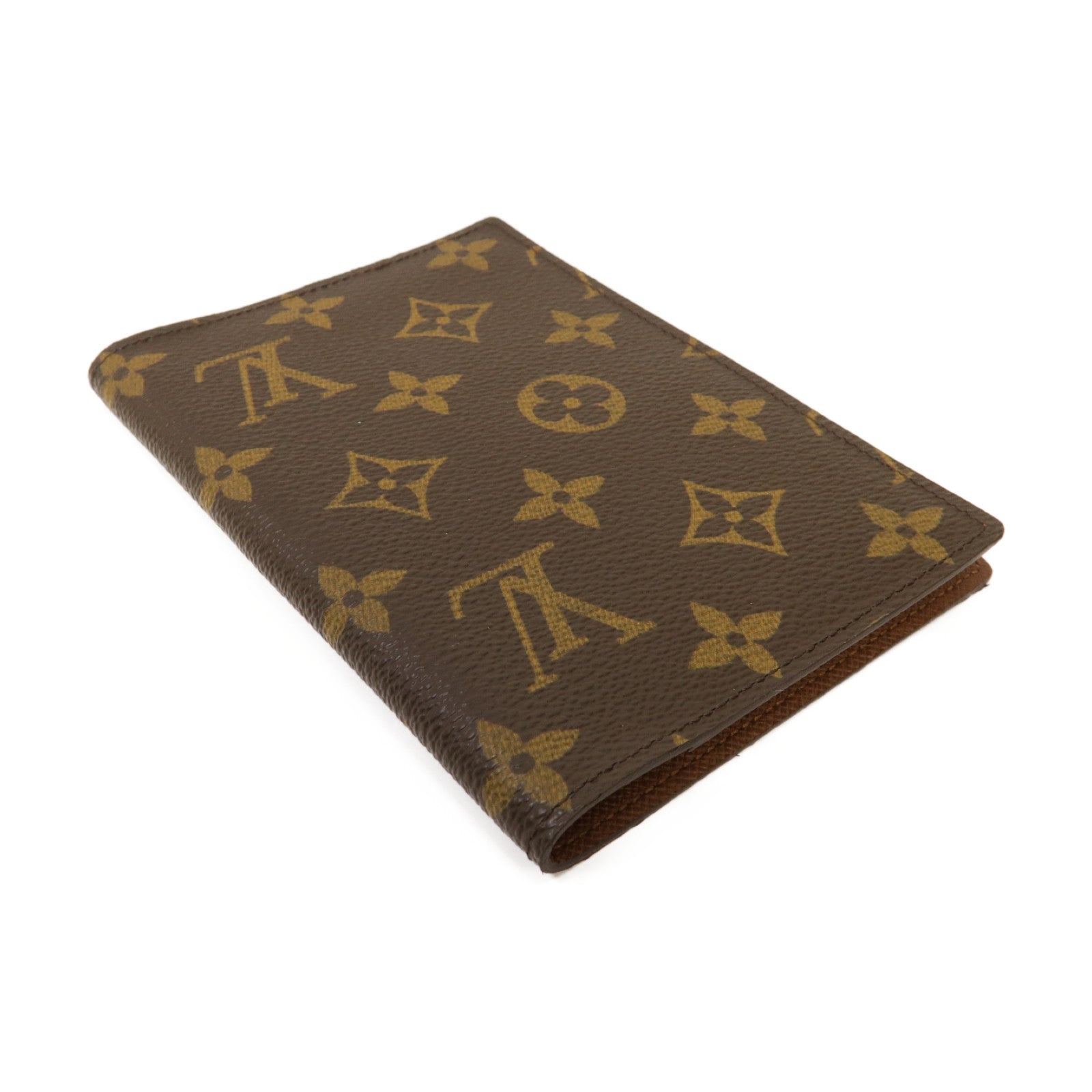 LOUIS VUITTON 【激減優惠】Monogram Passport Case護照套棕色