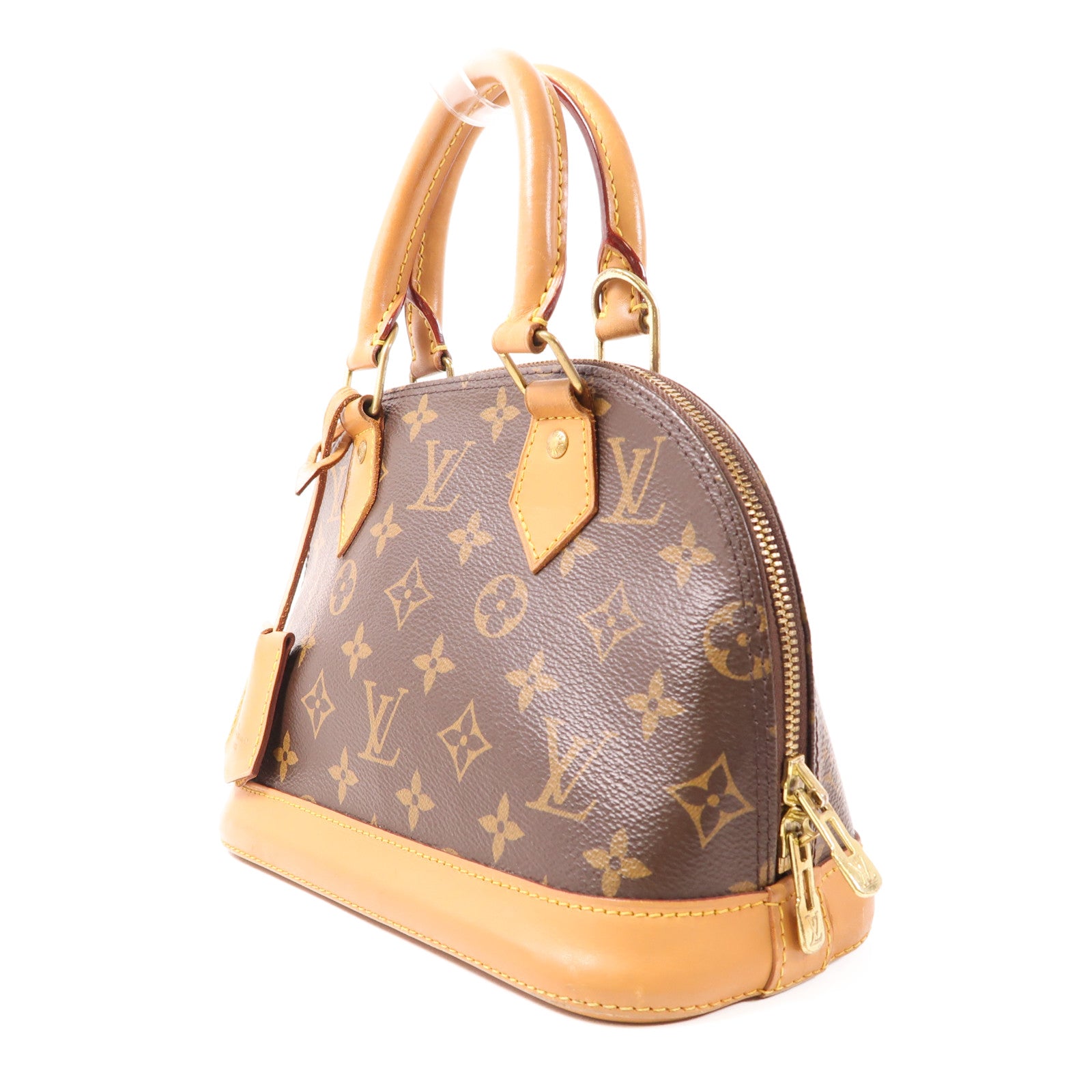 LOUIS VUITTON Monogram Alma BB金扣手挽肩背兩用袋