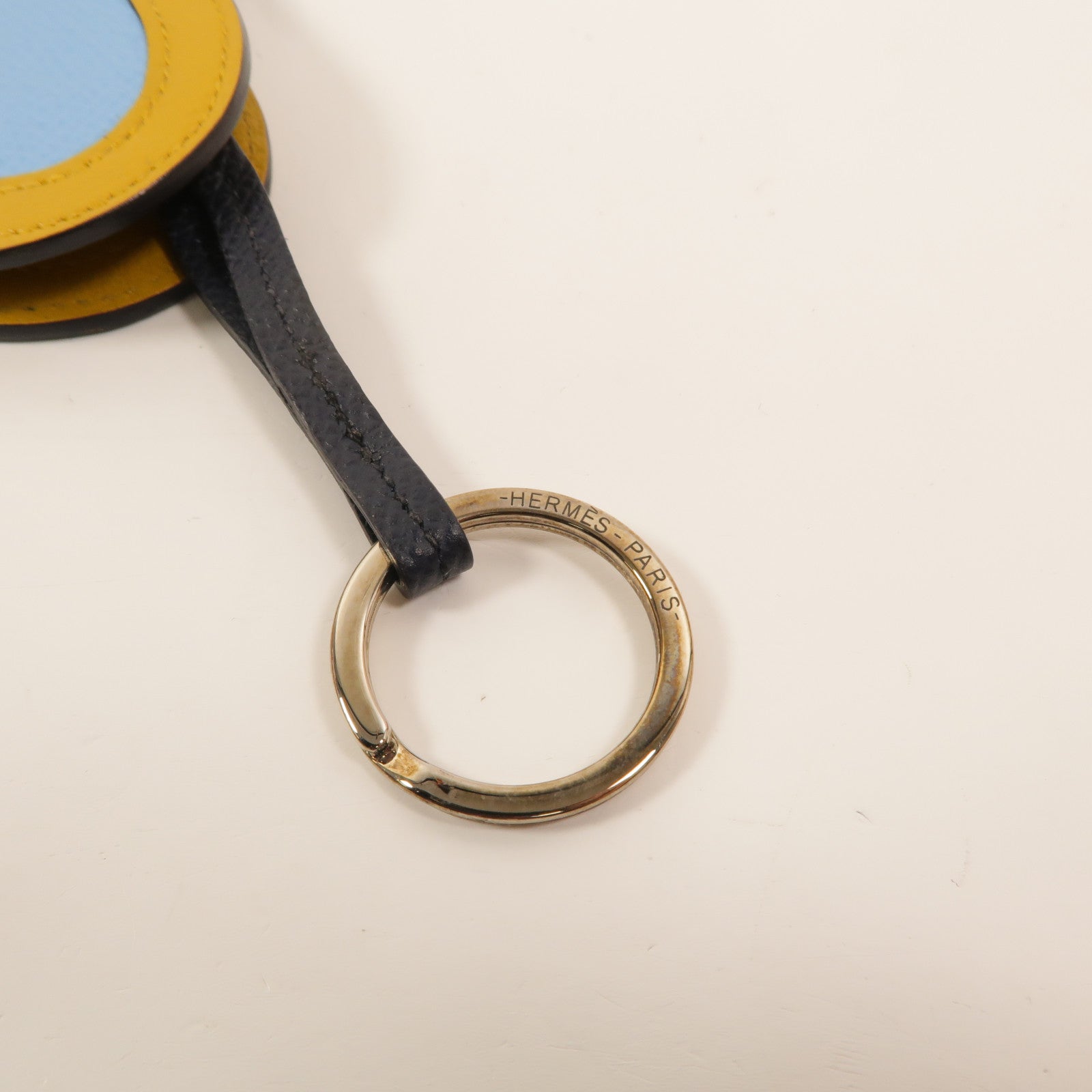 HERMES Epsom皮革Camail Key Ring Charm掛飾