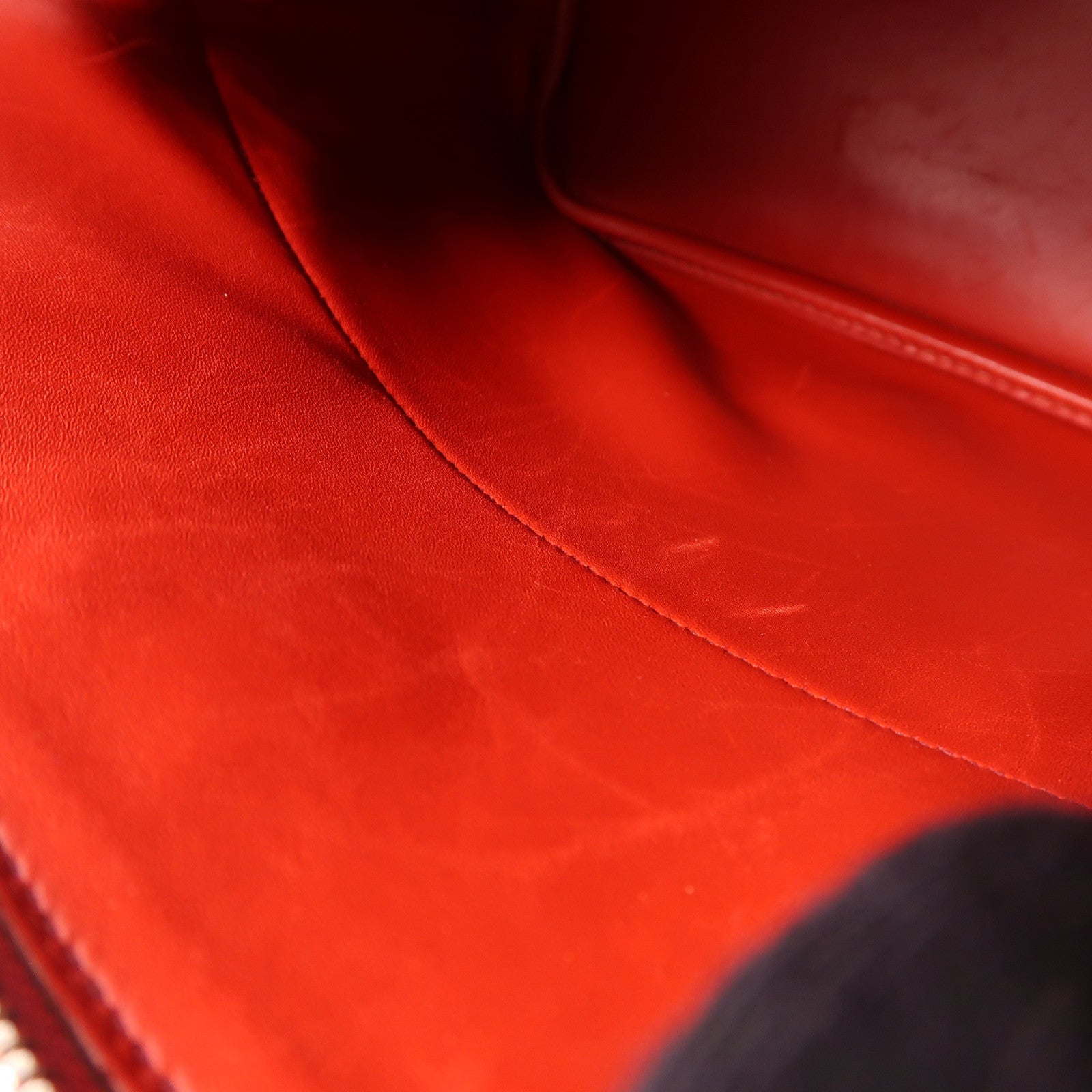 HERMES Epsom皮革Bolide 31銀扣手挽袋Q5 Rouge Casaque