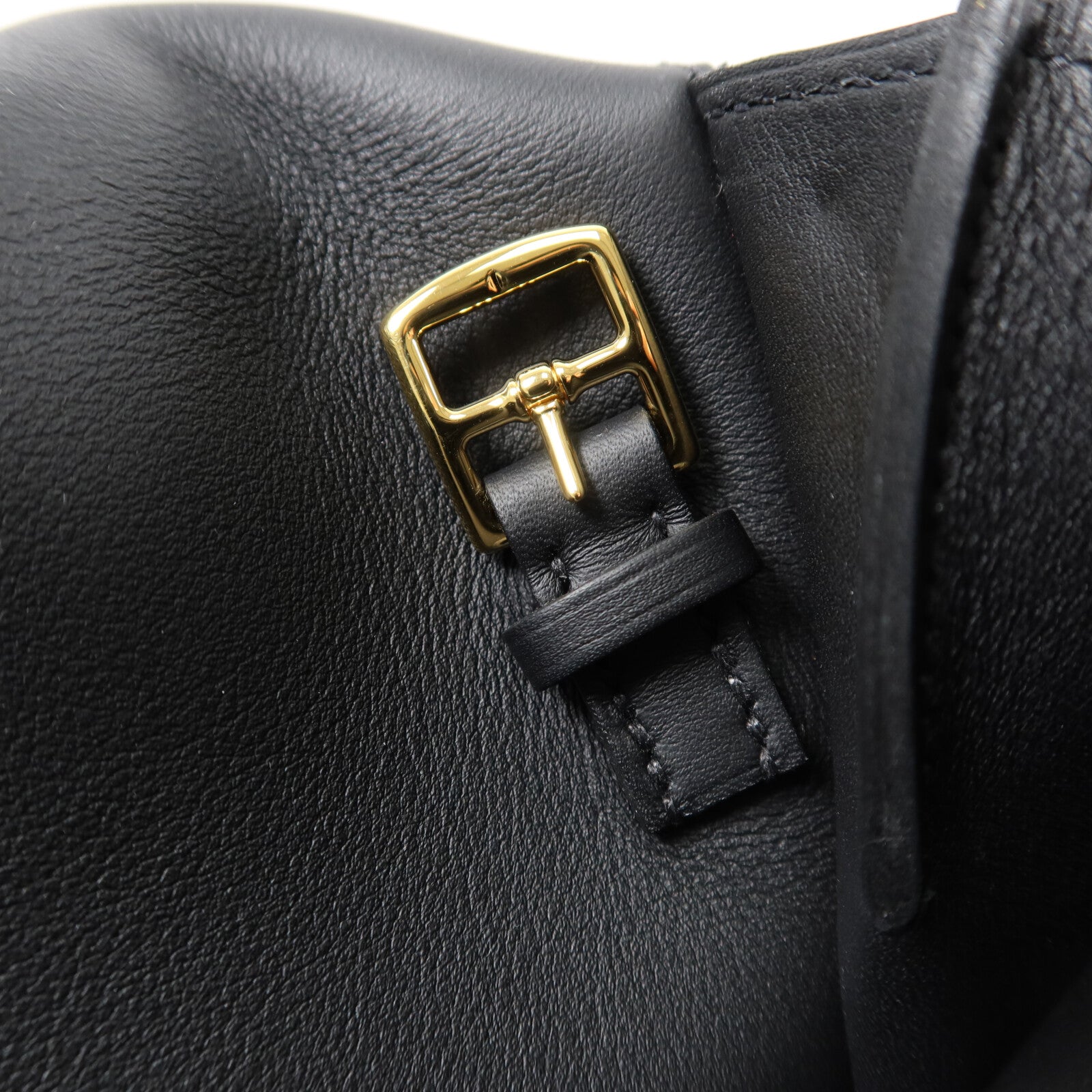HERMES Swift皮革Mini Halzan手挽肩背兩用袋Noir