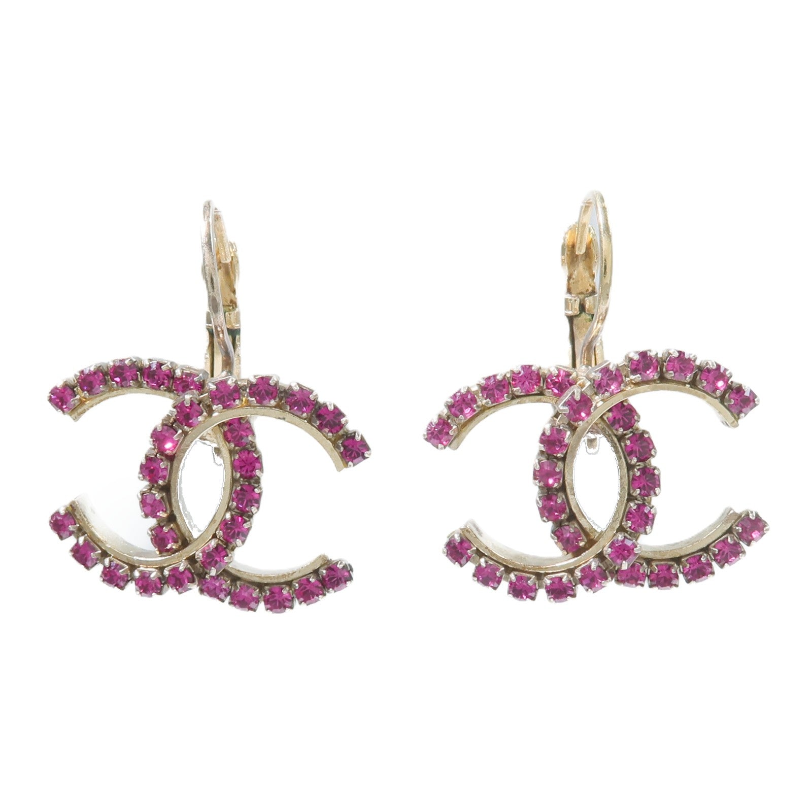 CHANEL 金屬/水晶Earrings耳環