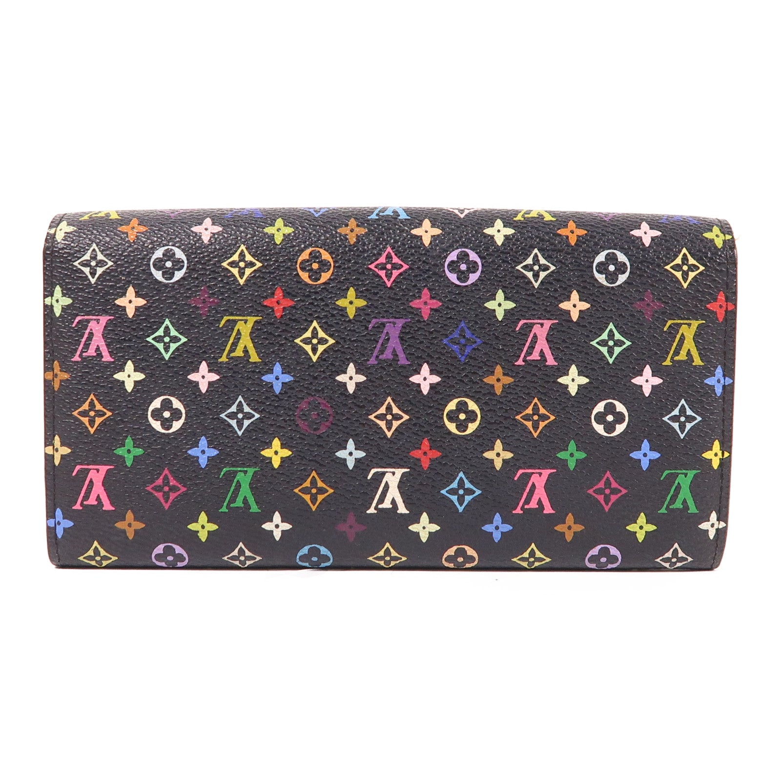 LOUIS VUITTON Monogram Multicolore Portefeuille Sarah金扣長錢包
