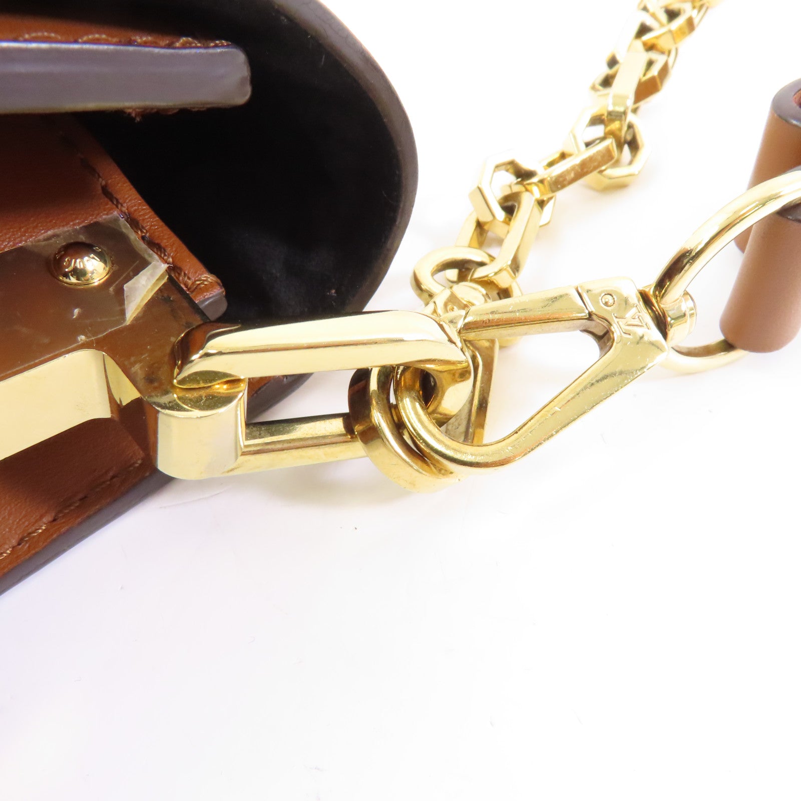 LOUIS VUITTON 【激減優惠】Monogram/Monogram Reverse Dauphine MM金扣手挽肩背兩用袋啡色