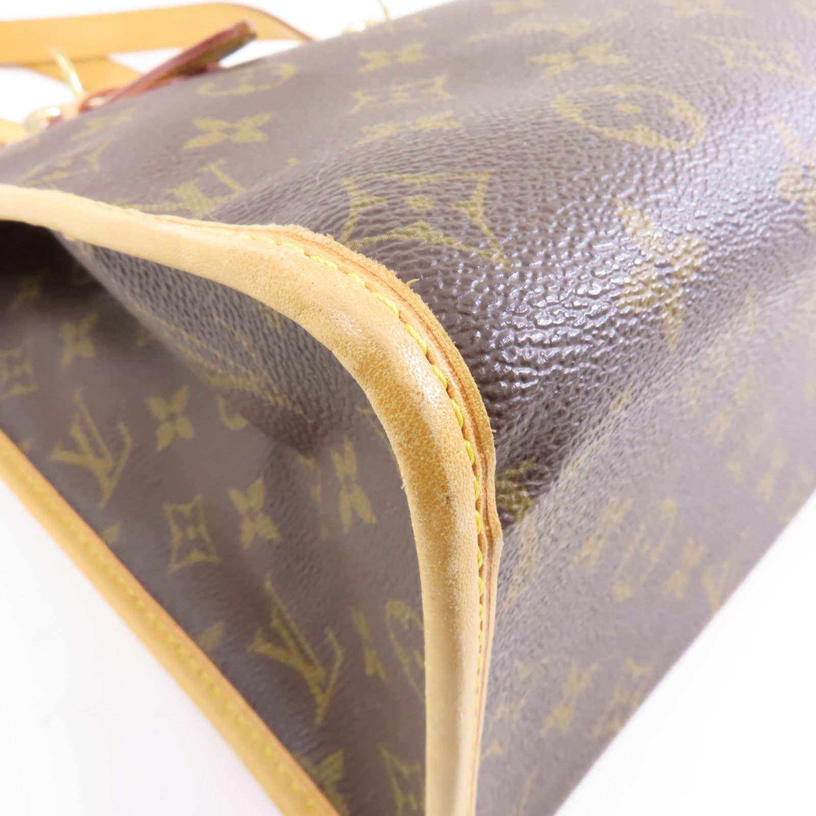 LOUIS VUITTON Monogram Popincourt Haut金扣肩背袋啡色