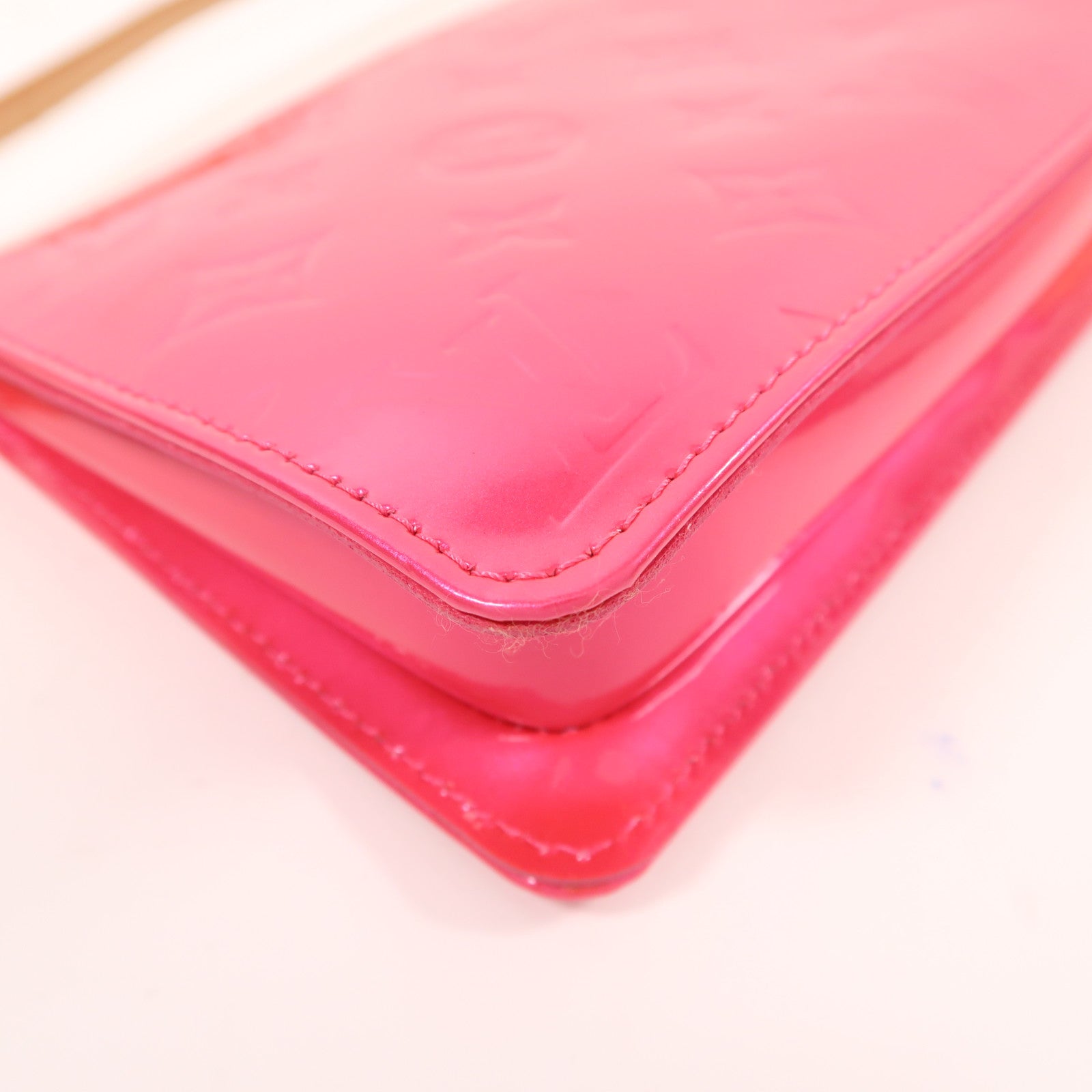 LOUIS VUITTON Monogram Vernis Lexington金扣手挽袋