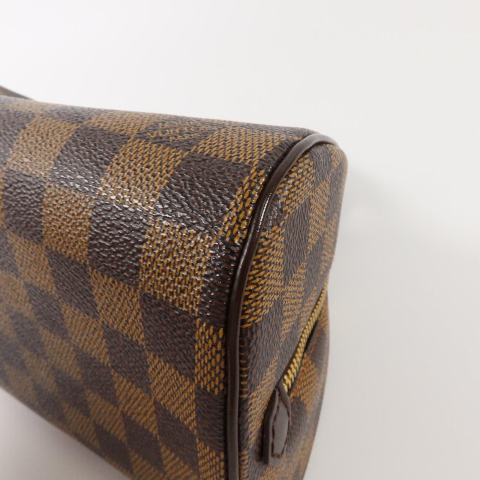 LOUIS VUITTON Damier Rivera Mini金扣手挽袋