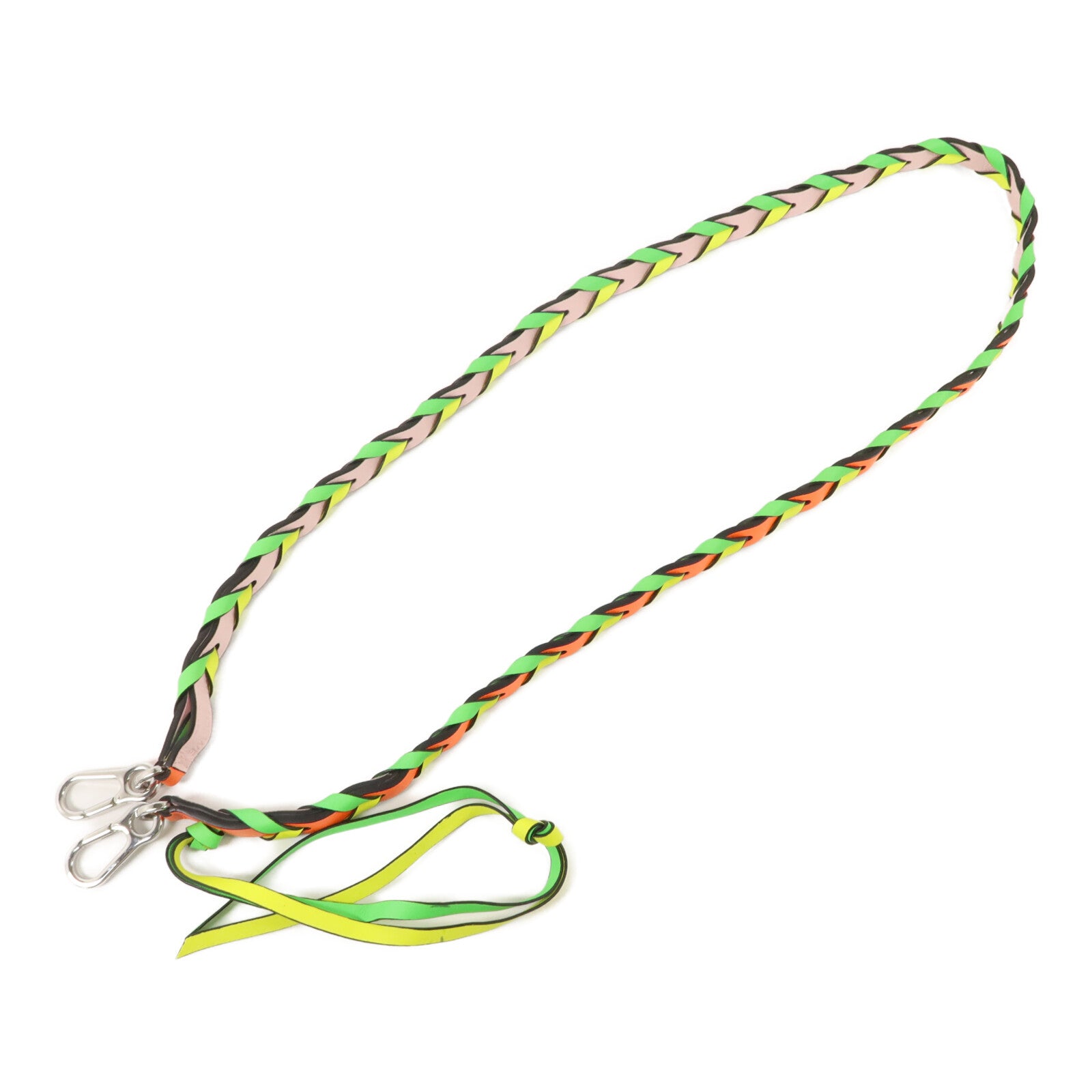 LOEWE 牛皮皮革Braided Mini Shoulder Strap肩帶