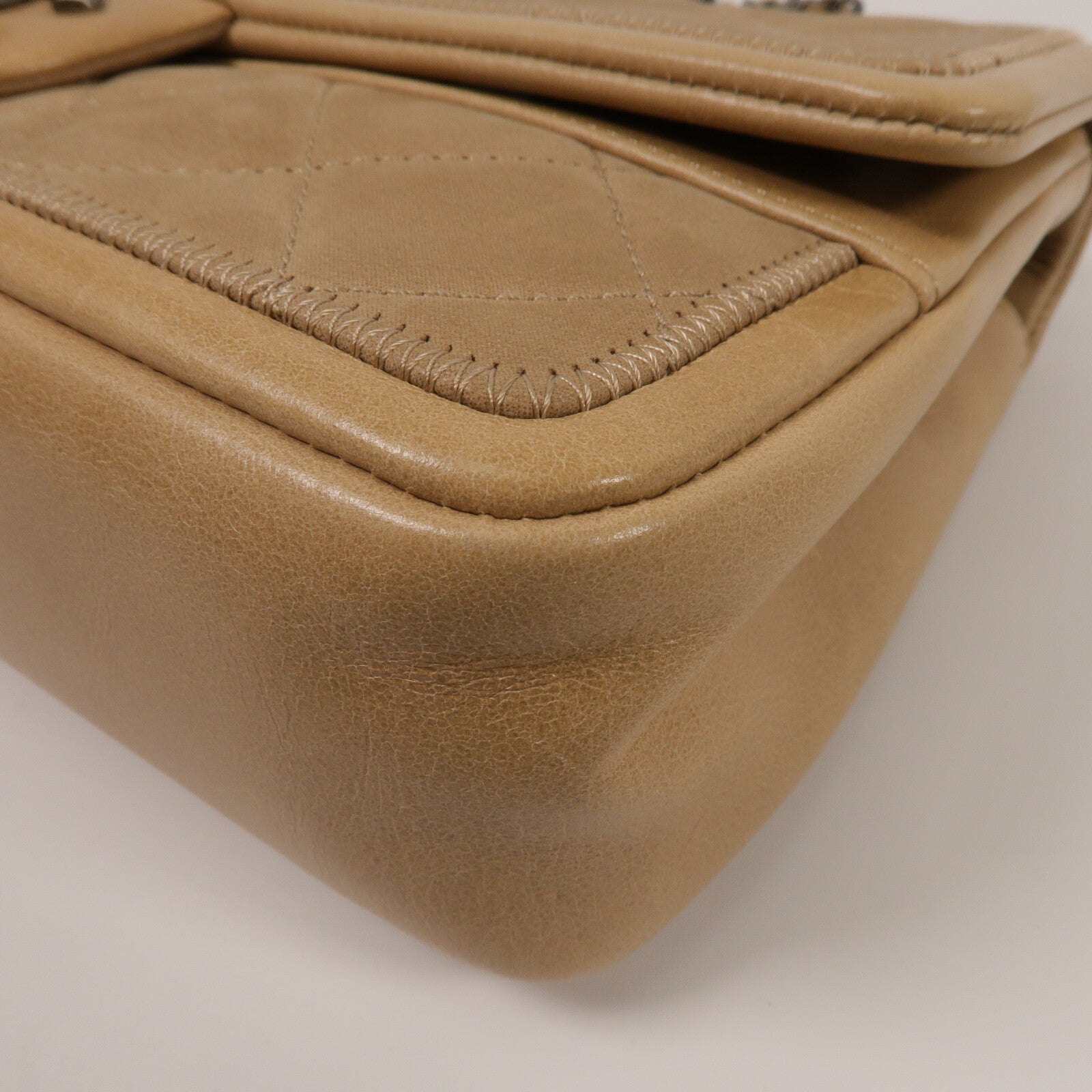CHANEL 牛皮皮革Chain Shoulder Bag鏈帶肩背袋