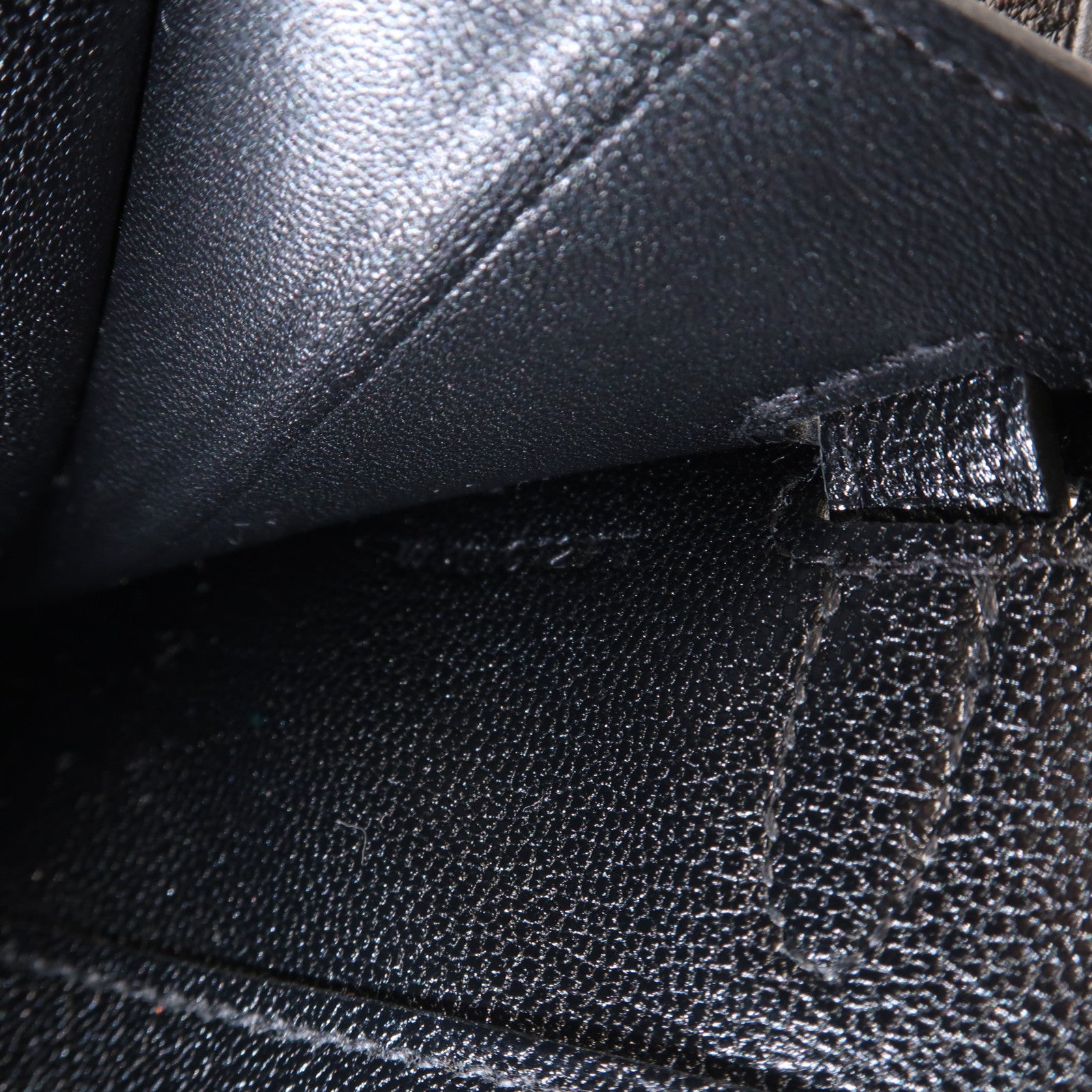 HERMES Chevre皮革Kelly To Go銀扣肩背袋黑色