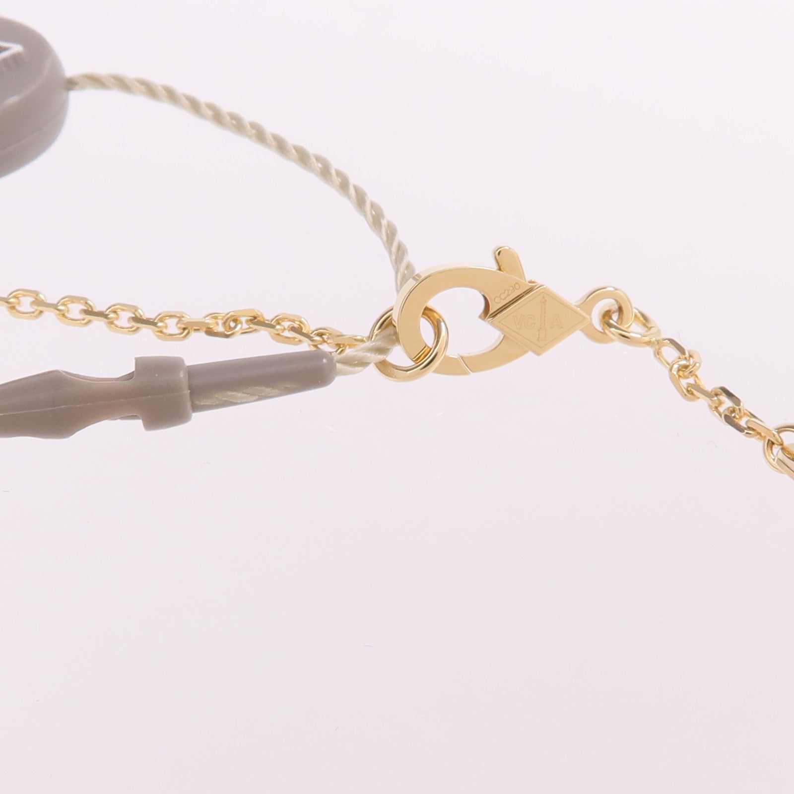 Van Cleef & Arpels 18K黃金Vintage Alhambra Pendant珍珠母貝項鍊