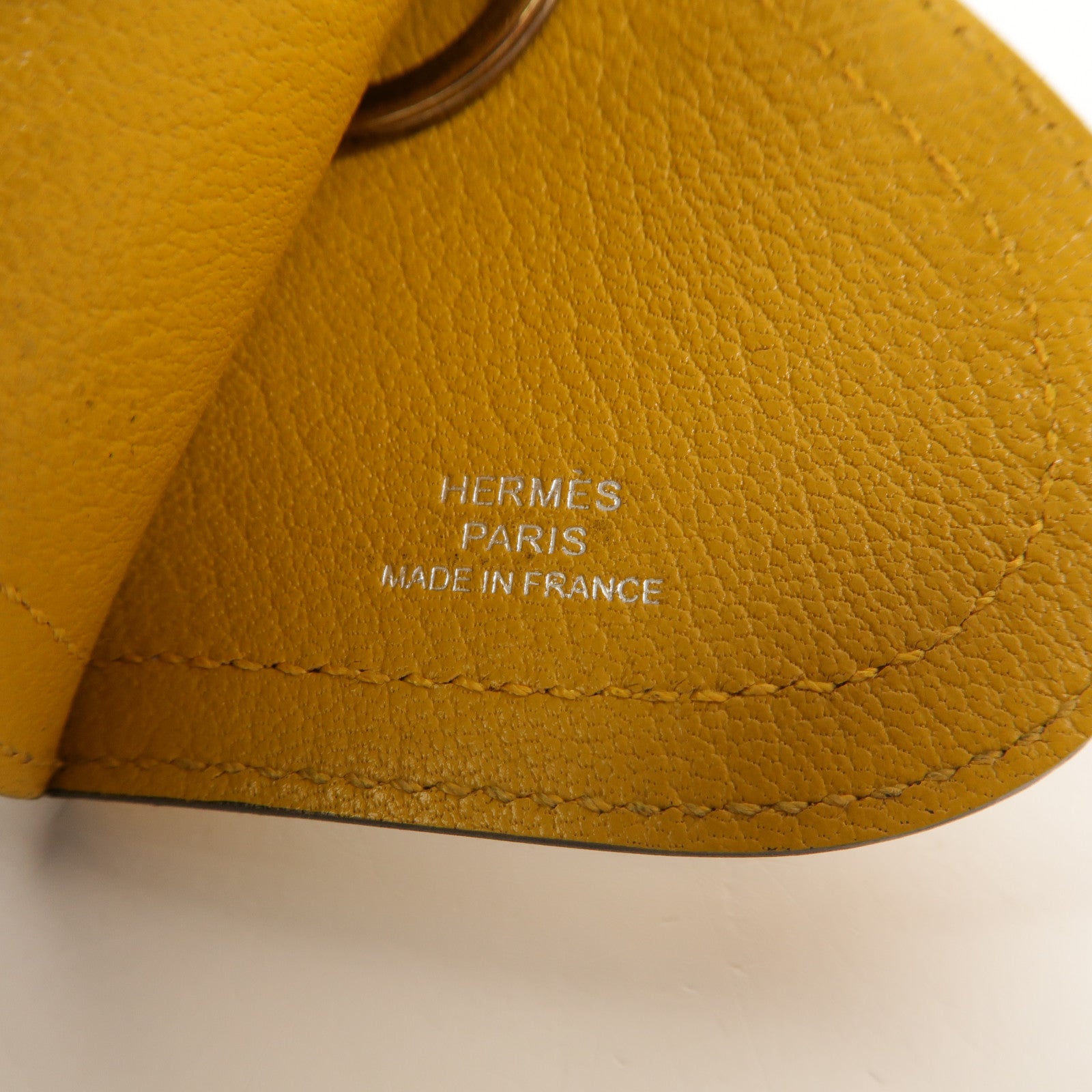 HERMES Epsom皮革Camail Key Ring Charm掛飾