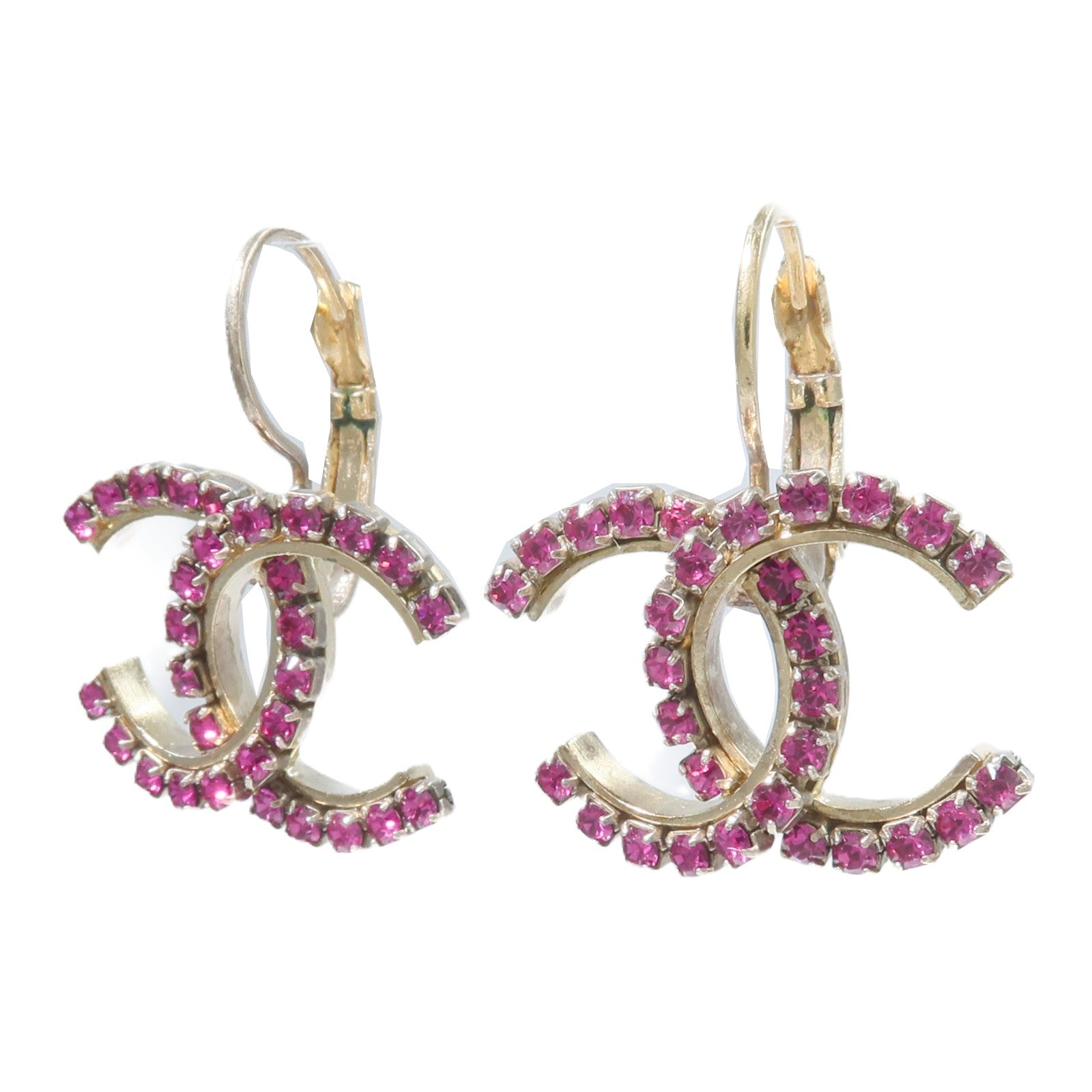 CHANEL 金屬/水晶Earrings耳環