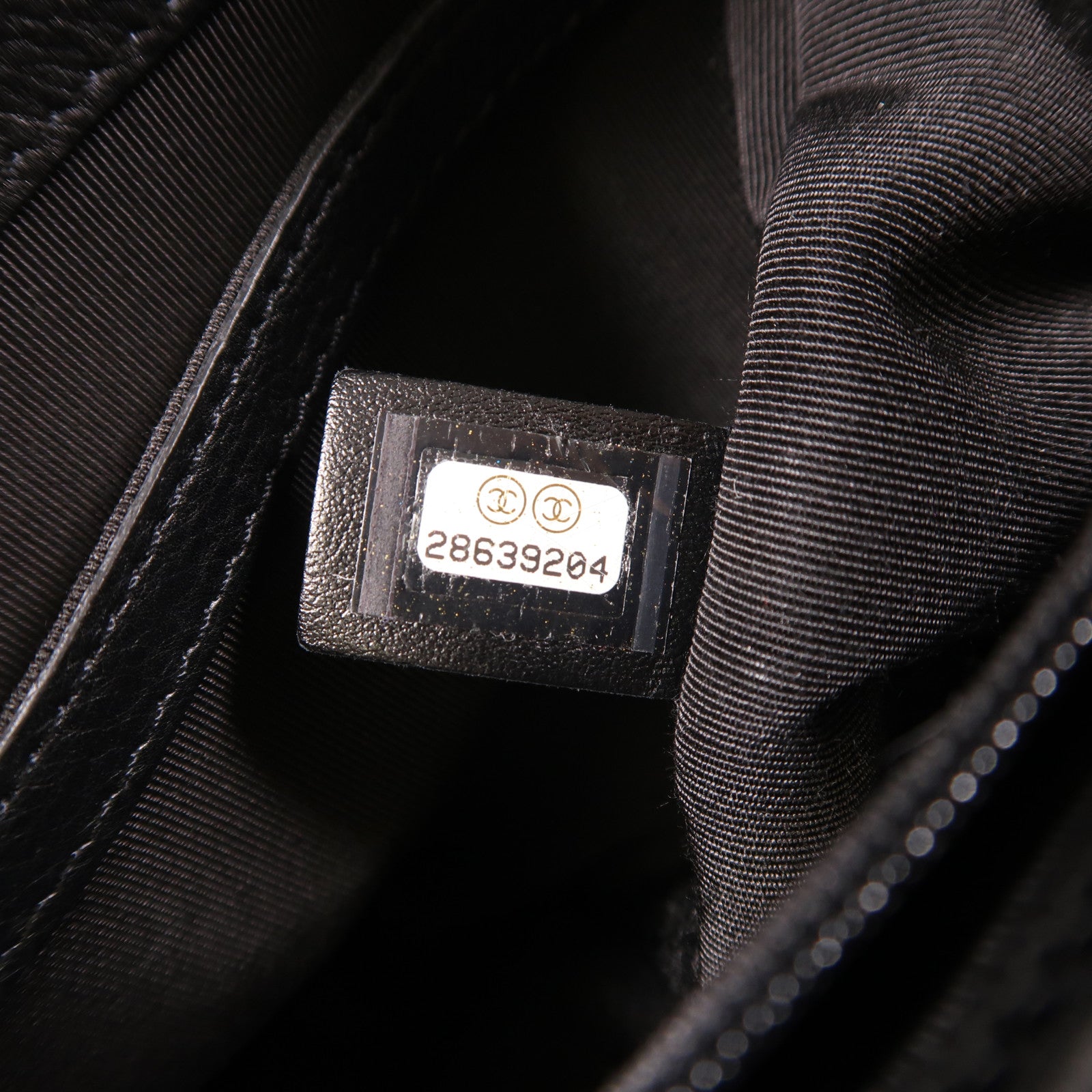 CHANEL 皮革Chain Shoulder金扣鏈帶肩背袋