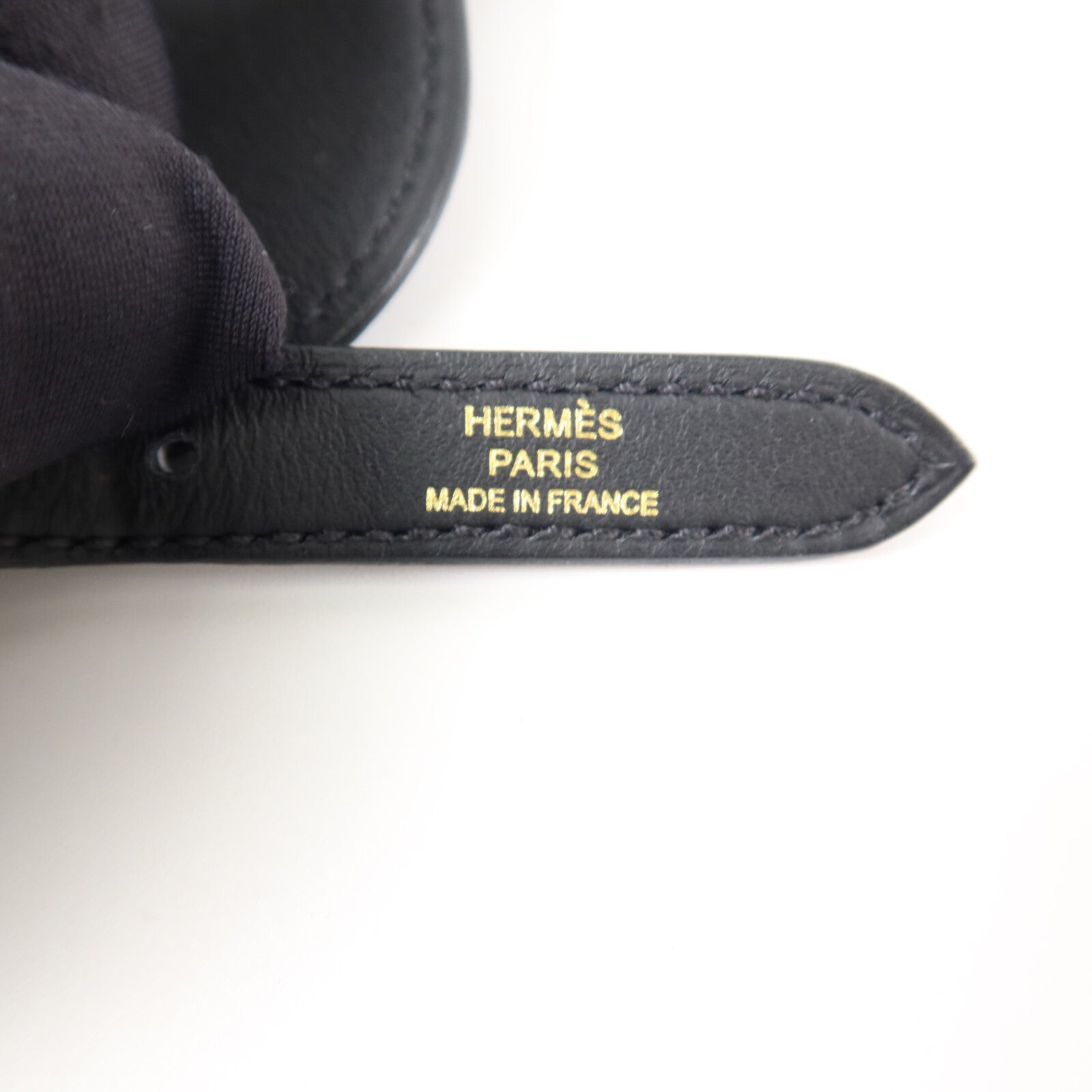 HERMES Swift皮革Mini Halzan手挽肩背兩用袋Noir