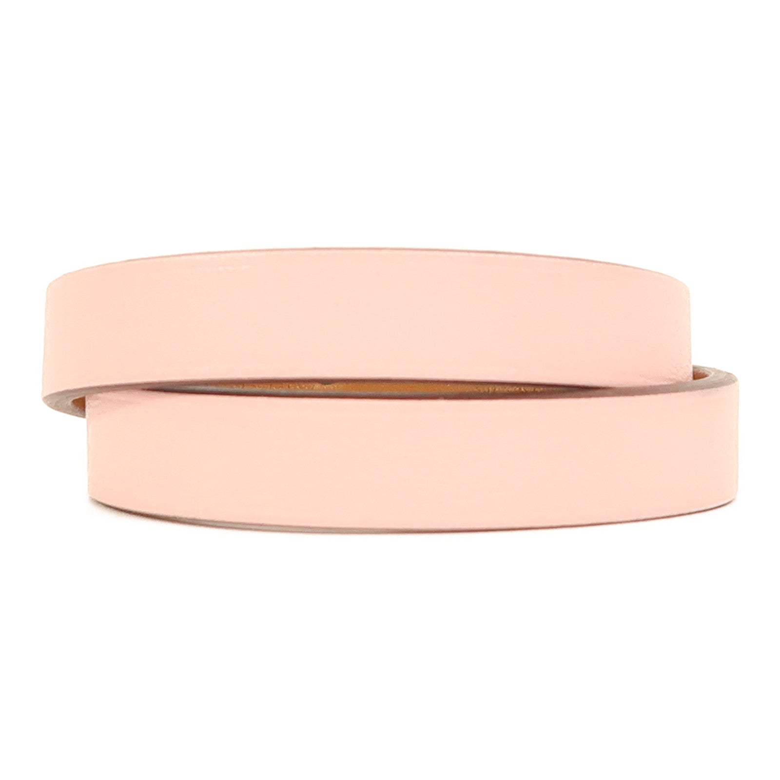 HERMES Swift皮革Mini Kelly Double Tour手鐲Rose Sakura