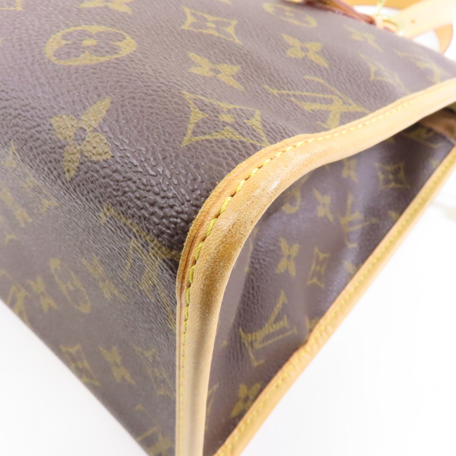 LOUIS VUITTON Monogram Popincourt Haut金扣肩背袋啡色