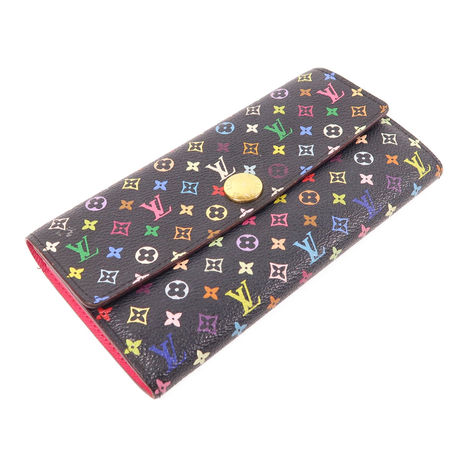 LOUIS VUITTON Monogram Multicolore Portefeuille Sarah金扣長錢包