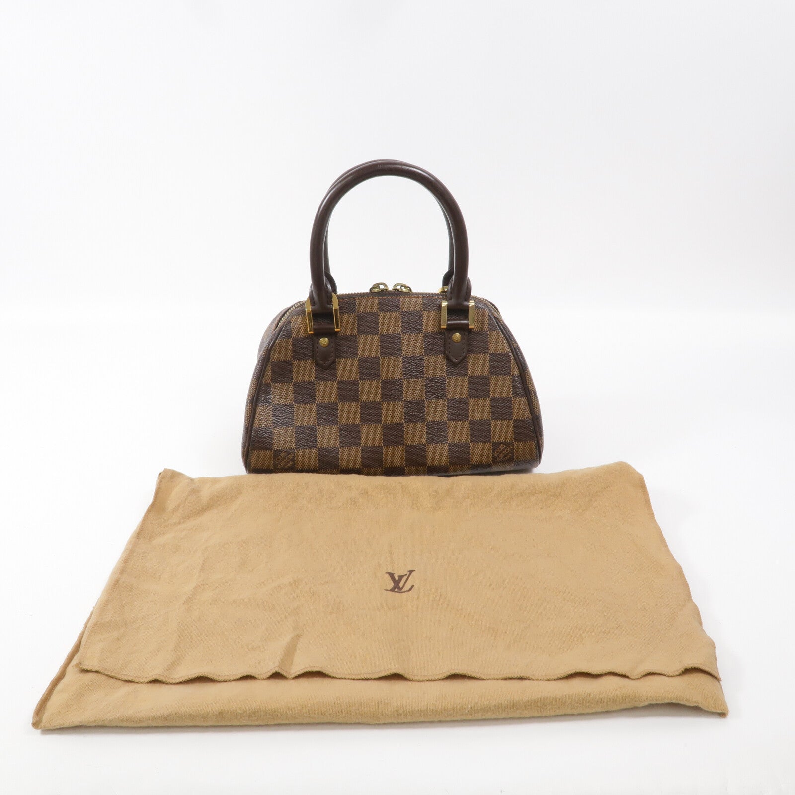 LOUIS VUITTON Damier Rivera Mini手挽袋