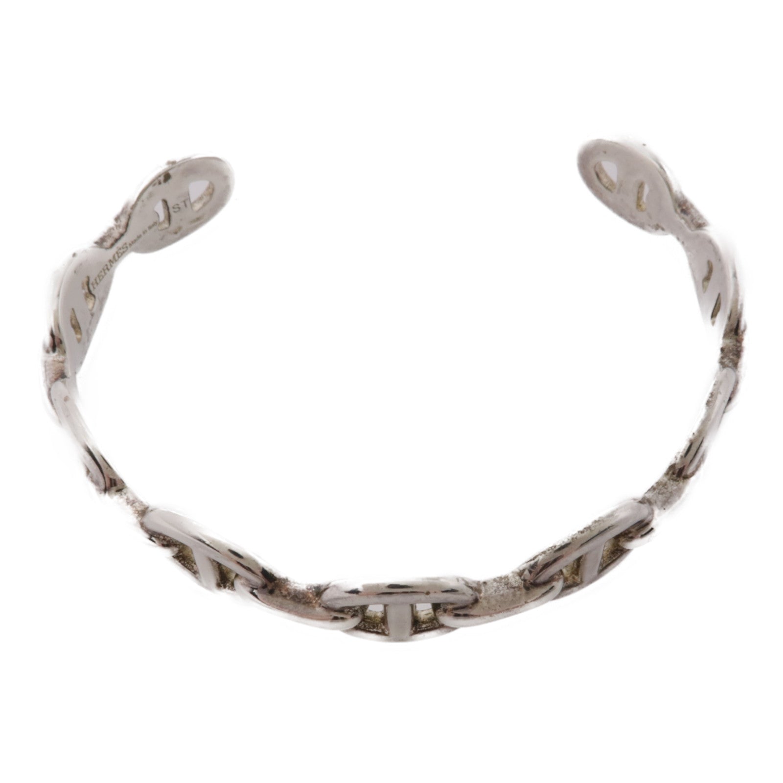 HERMES 925純銀Chaine D'Ancre Enchainee Bracelet手鏈