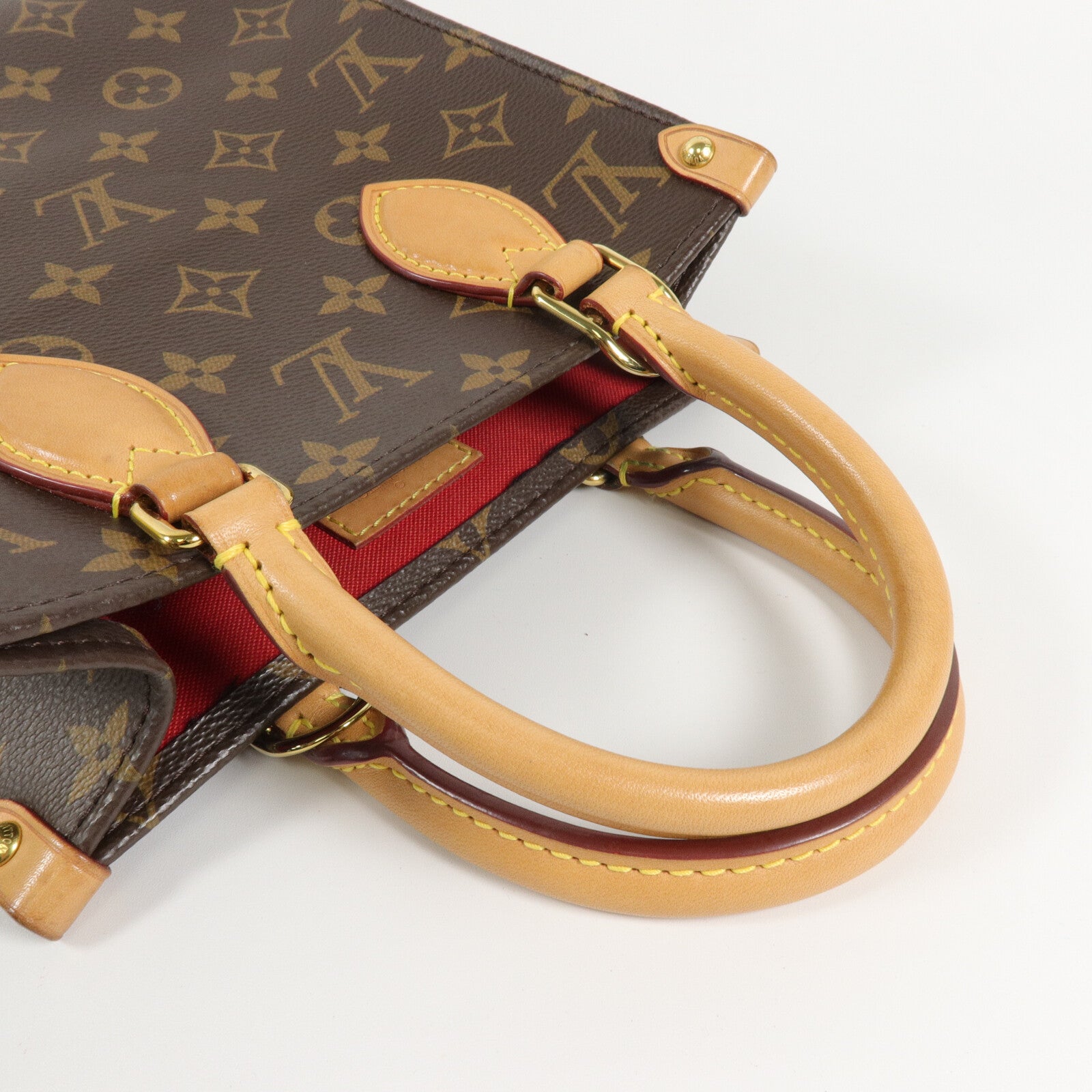 LOUIS VUITTON Monogram Sac Plat BB手挽肩背兩用袋
