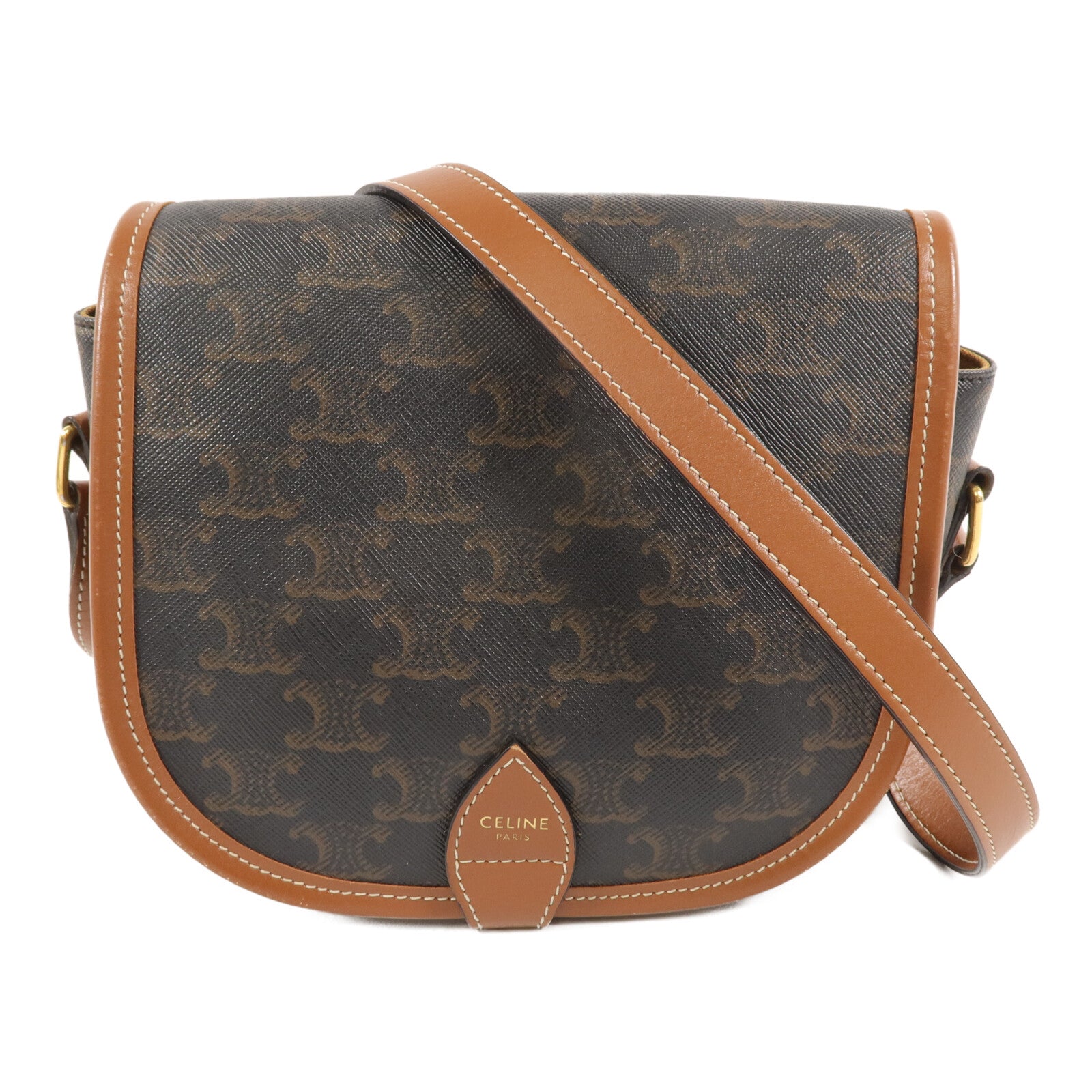 CELINE 塗層帆布Folco Medium肩背袋