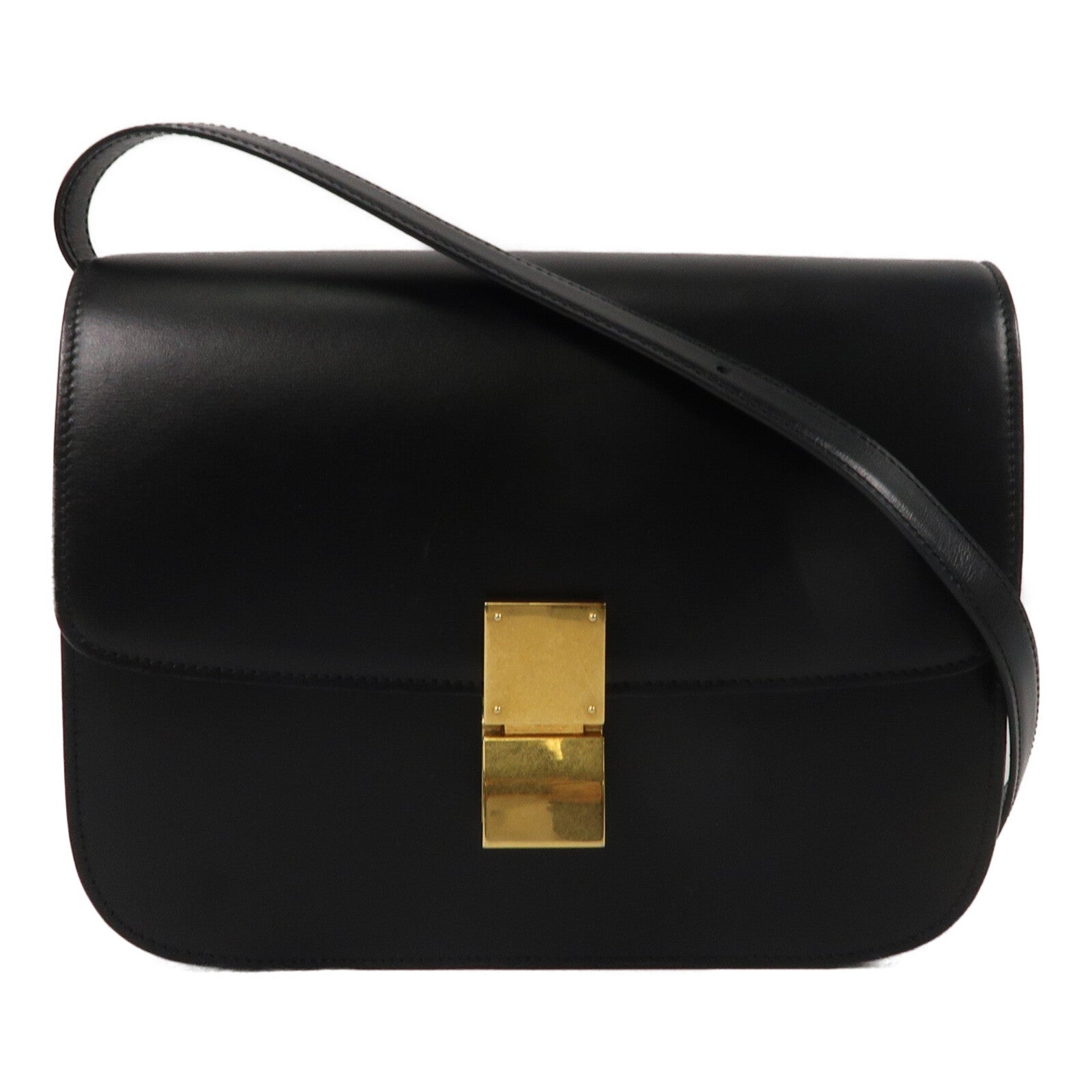CELINE 牛皮皮革Classic Box肩背袋