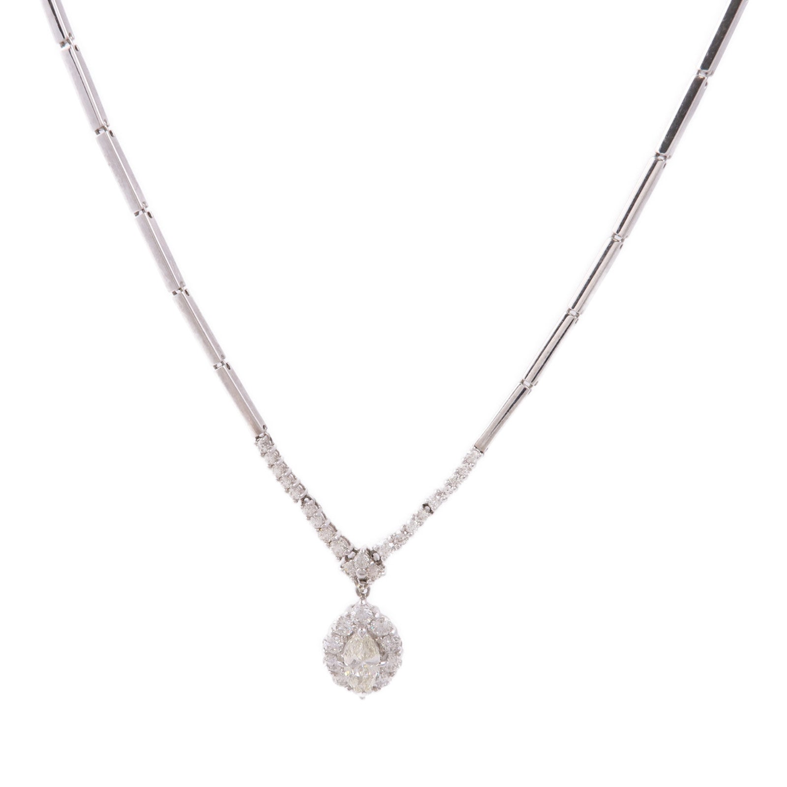 JEWELRY 【激減優惠】18K/14K白金Diamond Necklace鑽石項鍊