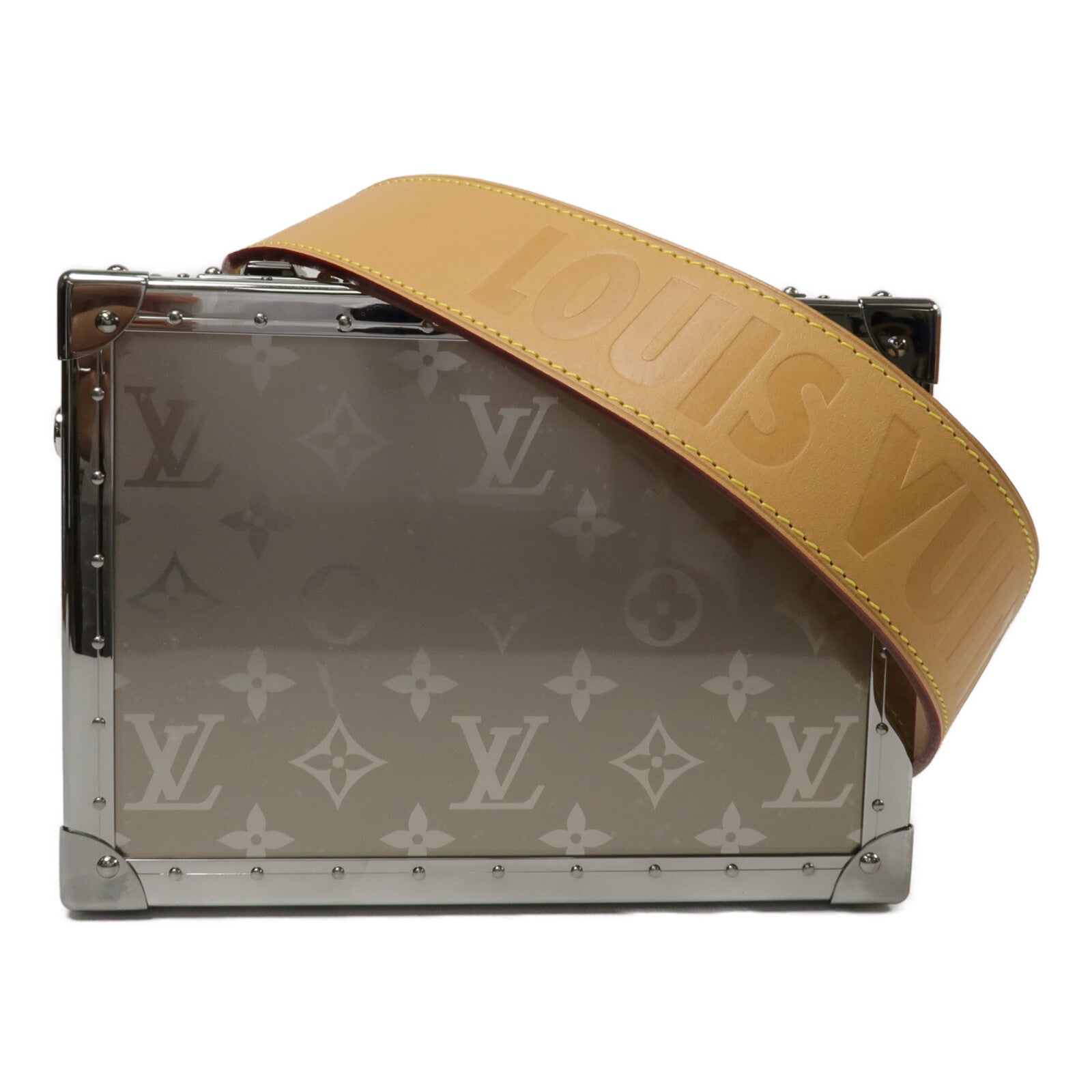 LOUIS VUITTON Monogram Titanium Clutch Box手拿包